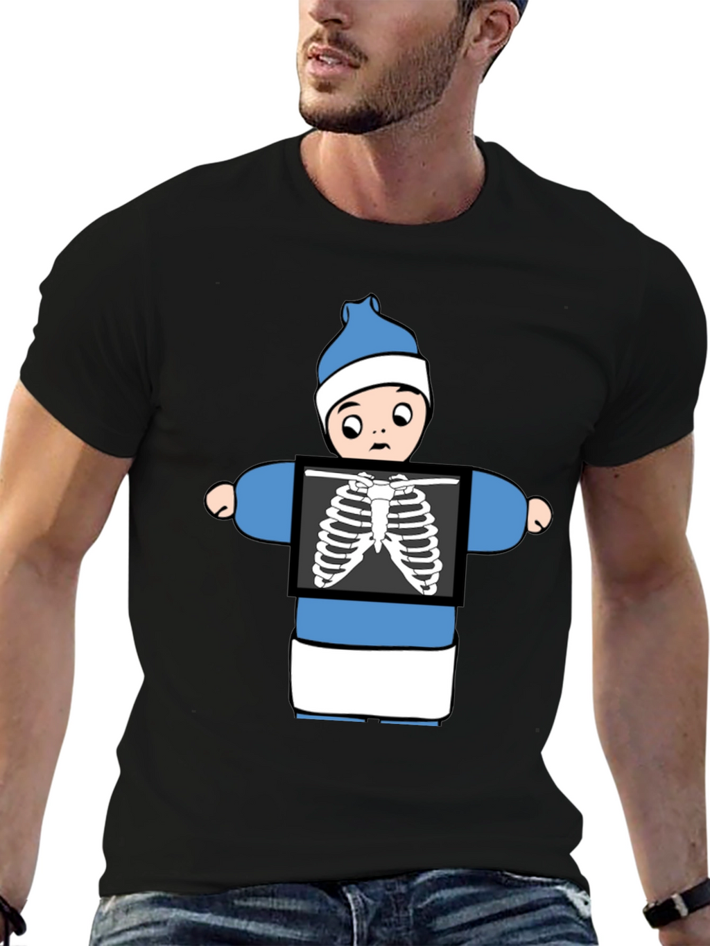 Humorous X-Ray Baby T-Shirt