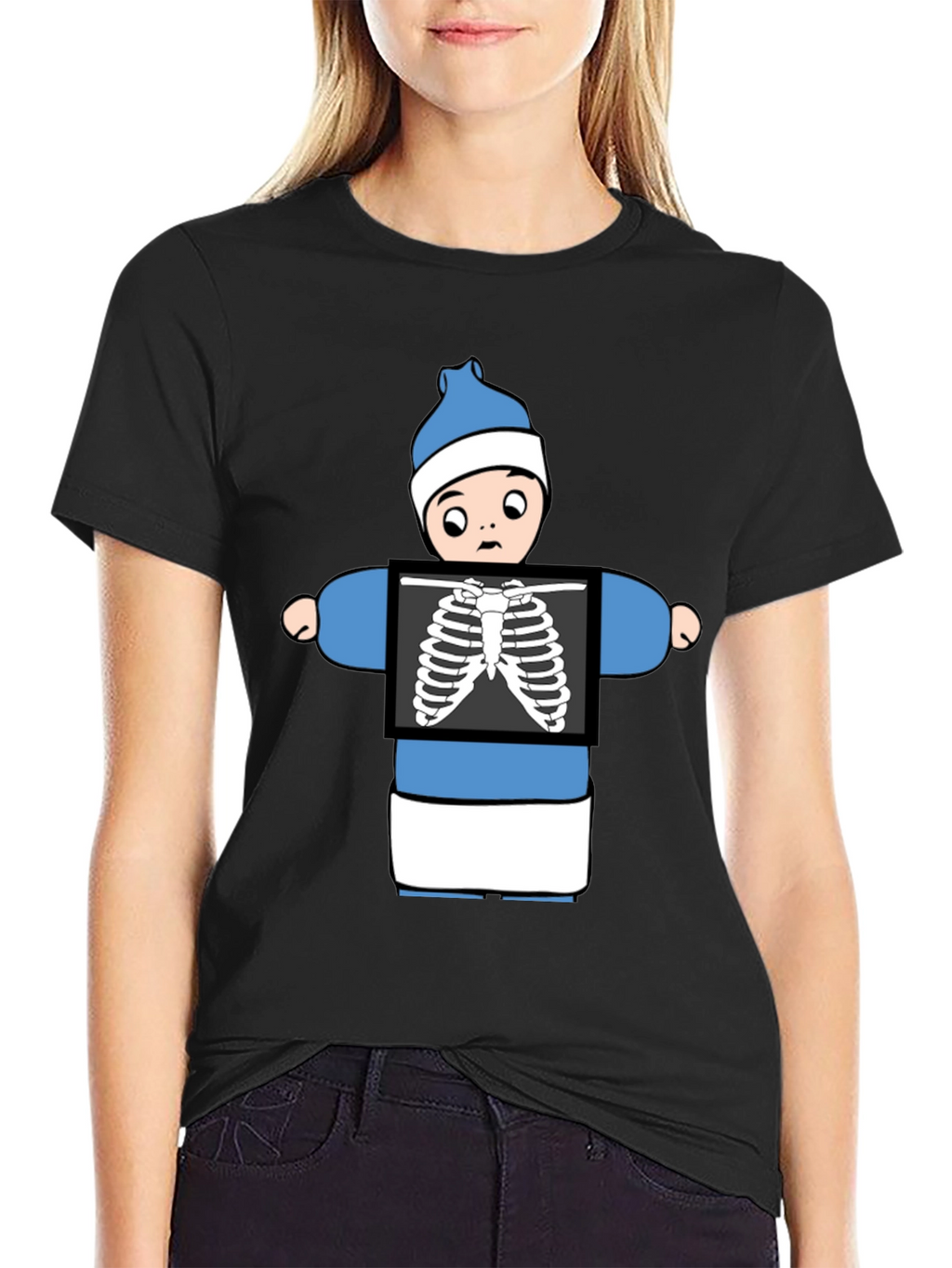 Humorous X-Ray Baby T-Shirt