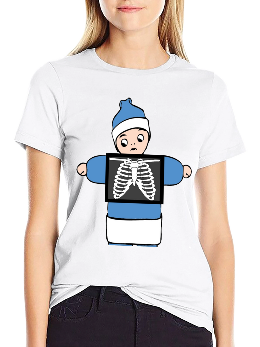 Humorous X-Ray Baby T-Shirt