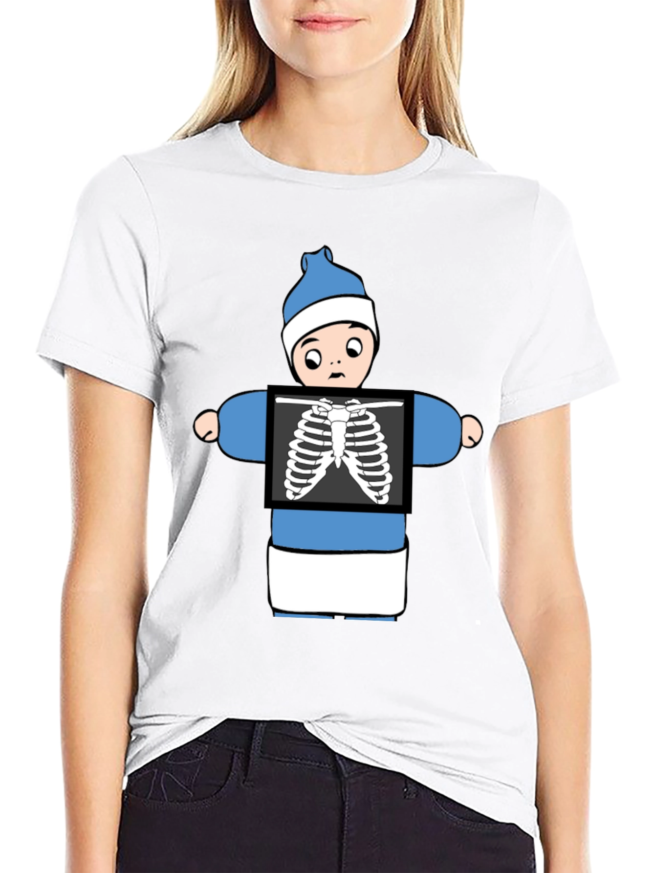 Humorous X-Ray Baby T-Shirt
