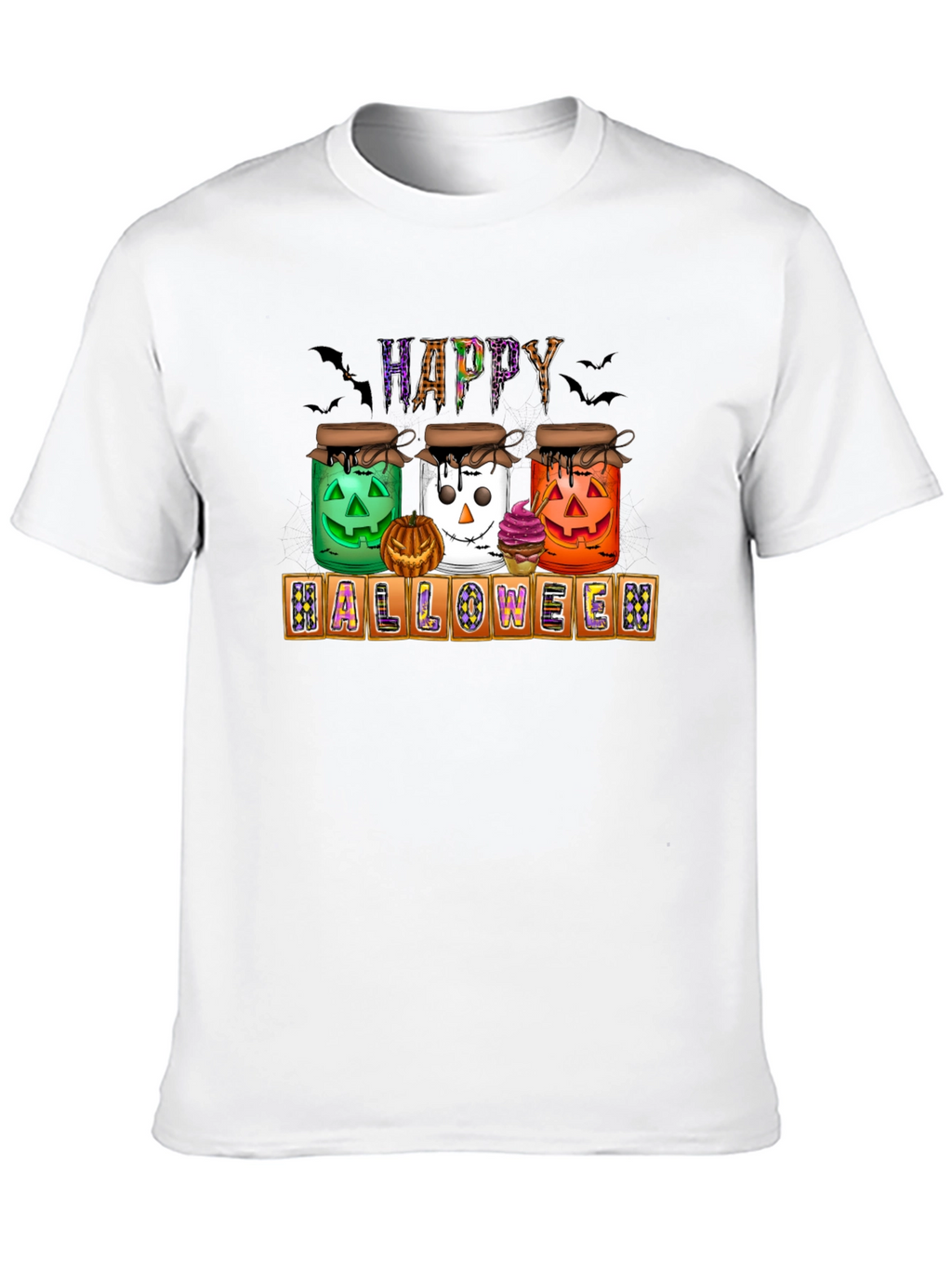 Halloween Jars T-Shirt - Happy Halloween Tee