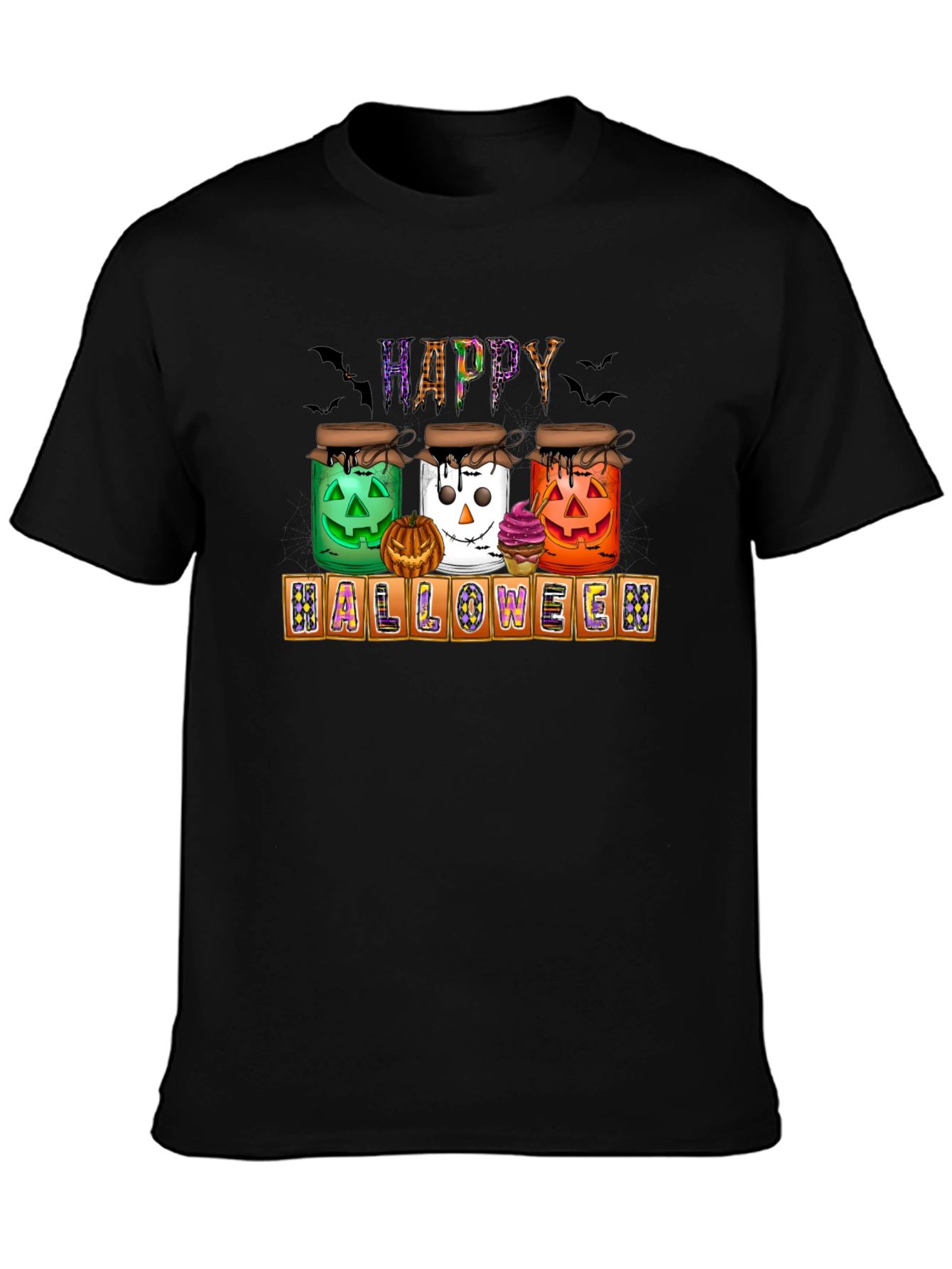 Halloween Jars T-Shirt - Happy Halloween Tee