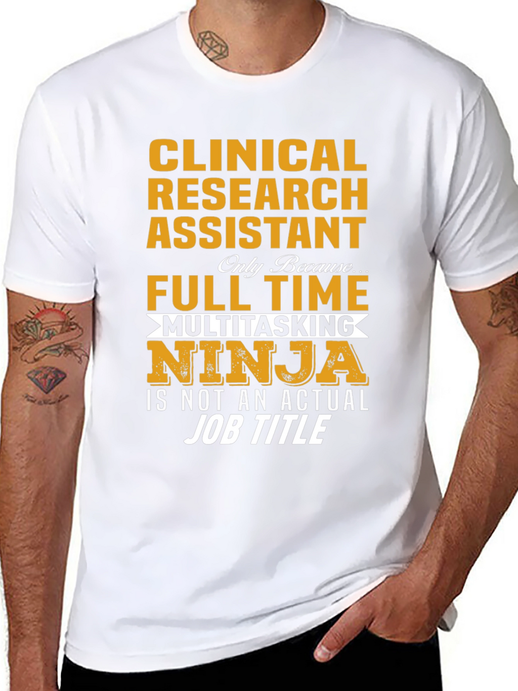 Clinical Research Assistant Ninja T-Shirt