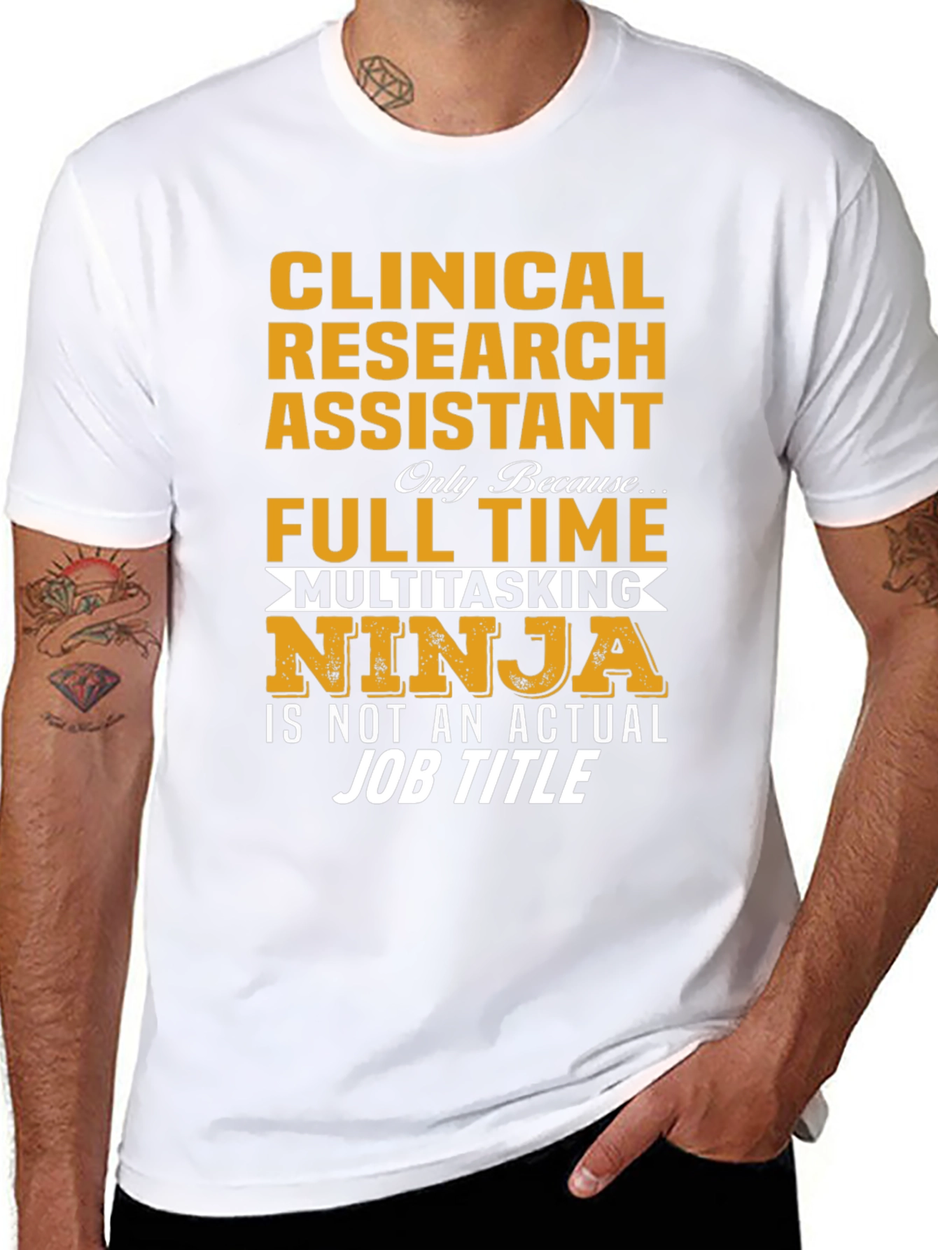 Clinical Research Assistant Ninja T-Shirt