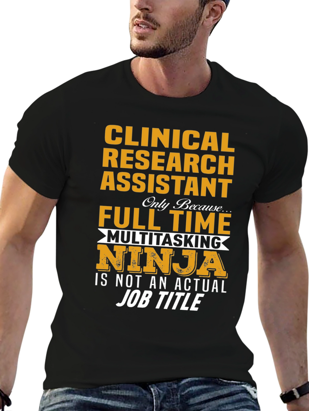 Clinical Research Assistant Ninja T-Shirt