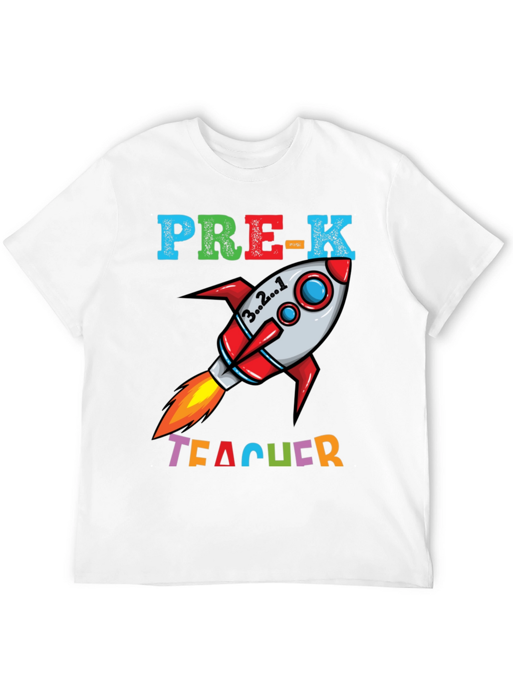 Pre-K Teacher Rocket T-Shirt - Blast Off Learning!