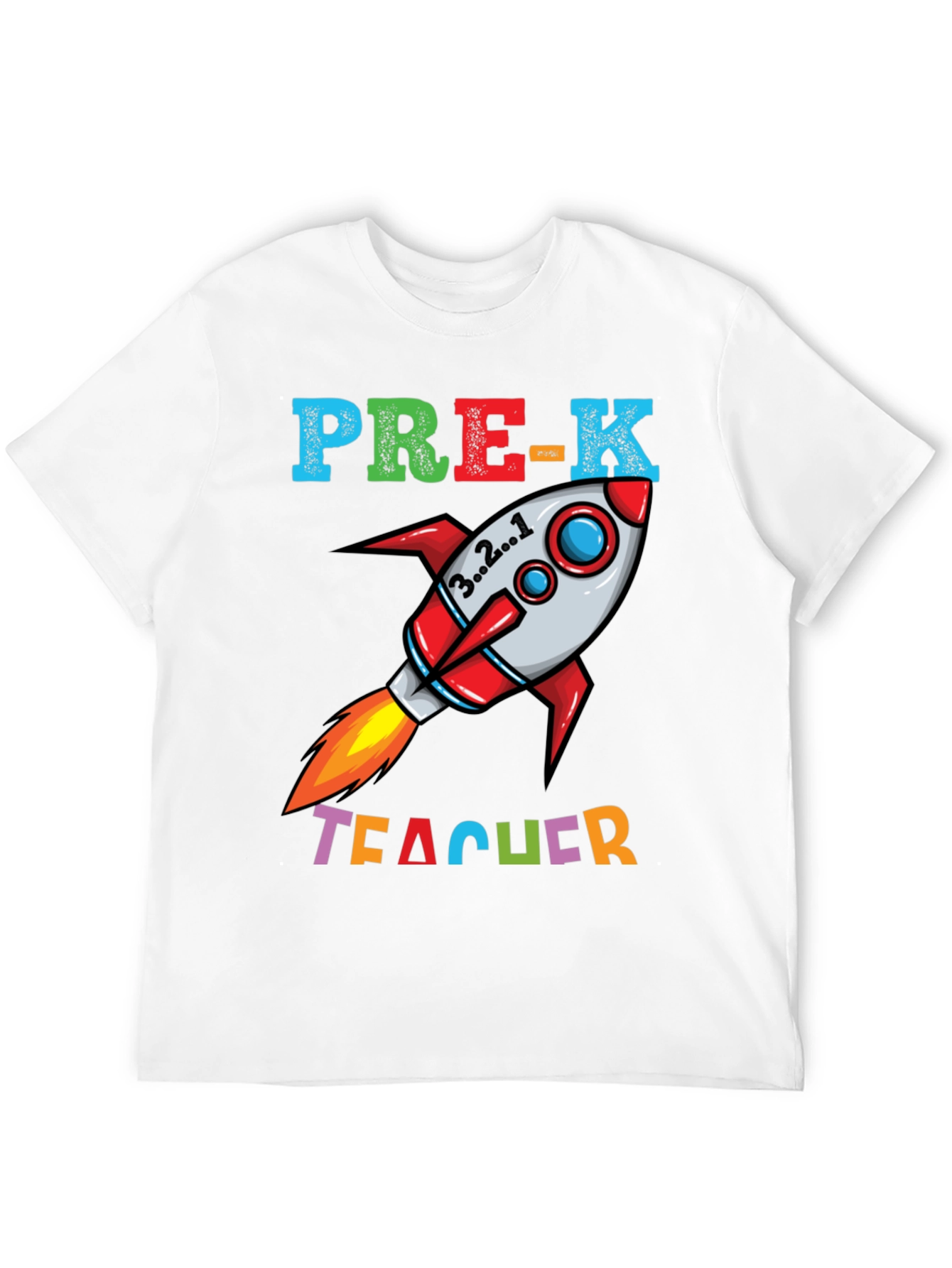 Pre-K Teacher Rocket T-Shirt - Blast Off Learning!