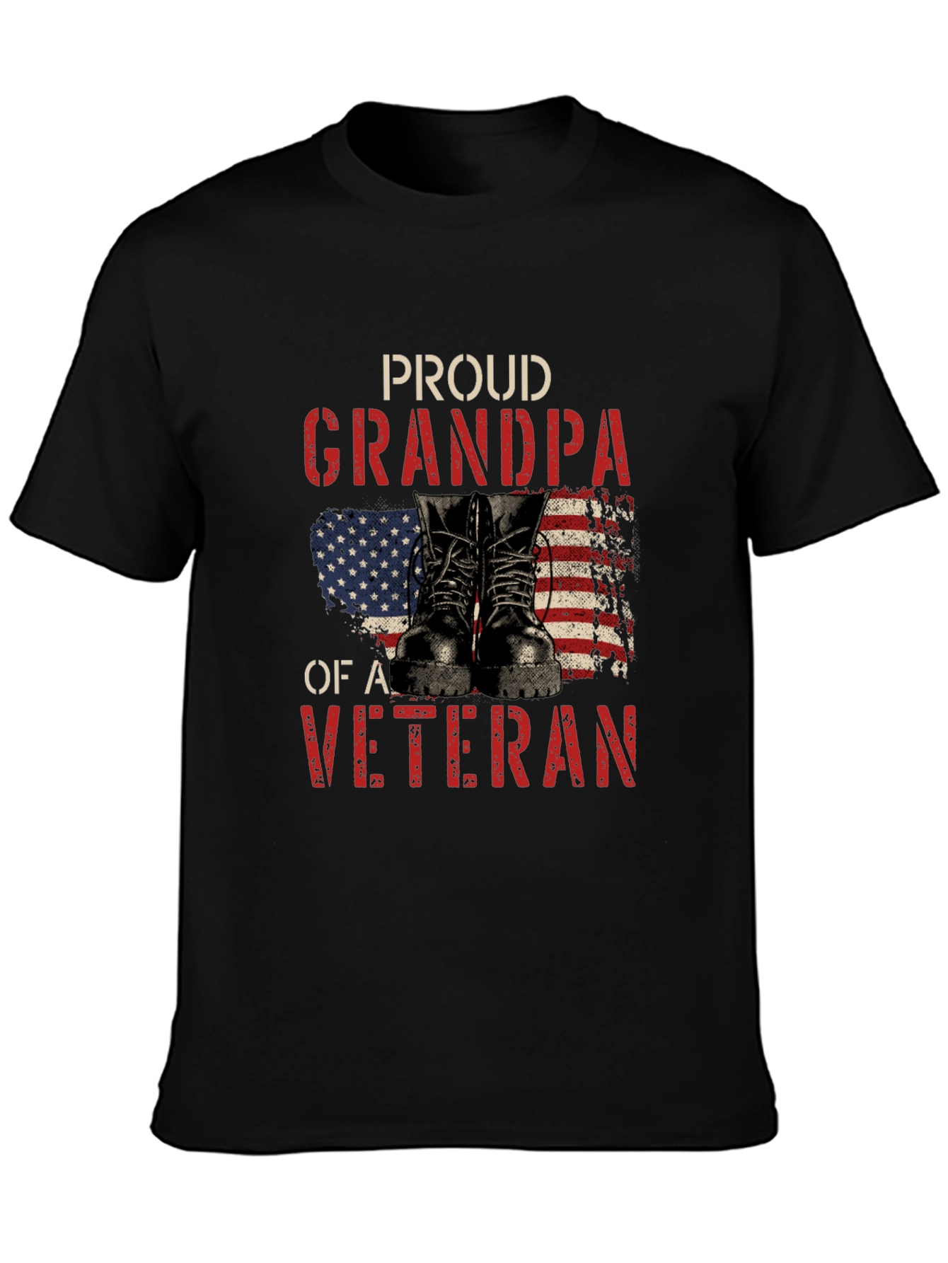 Proud Grandpa of a Veteran T-Shirt