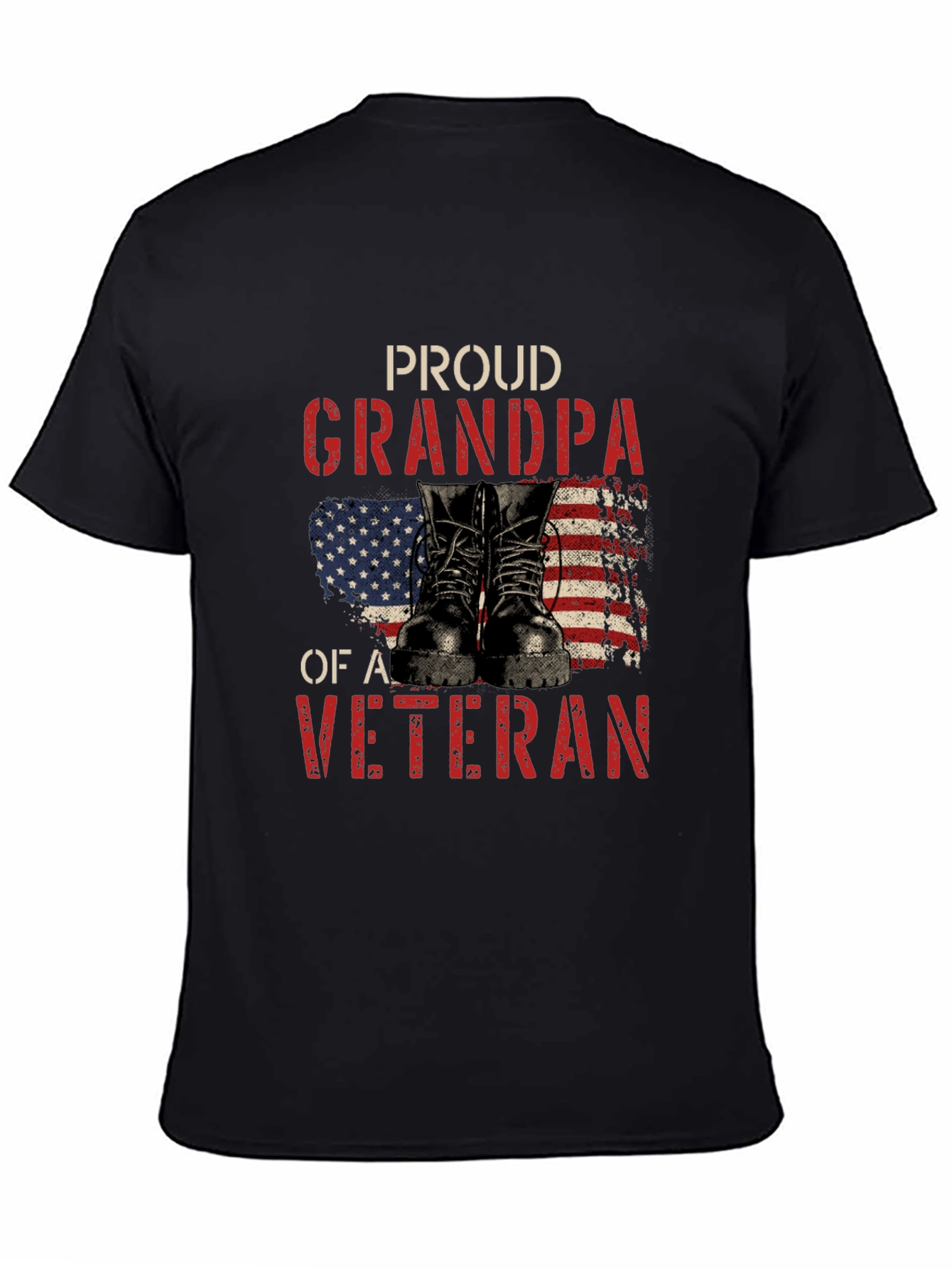 Proud Grandpa of a Veteran T-Shirt