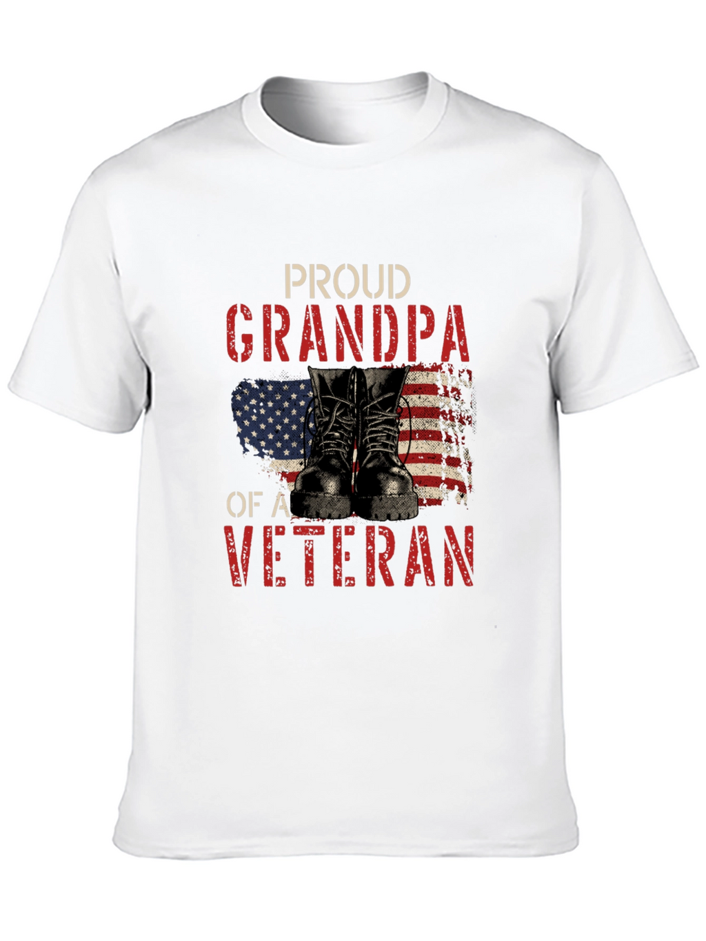 Proud Grandpa of a Veteran T-Shirt