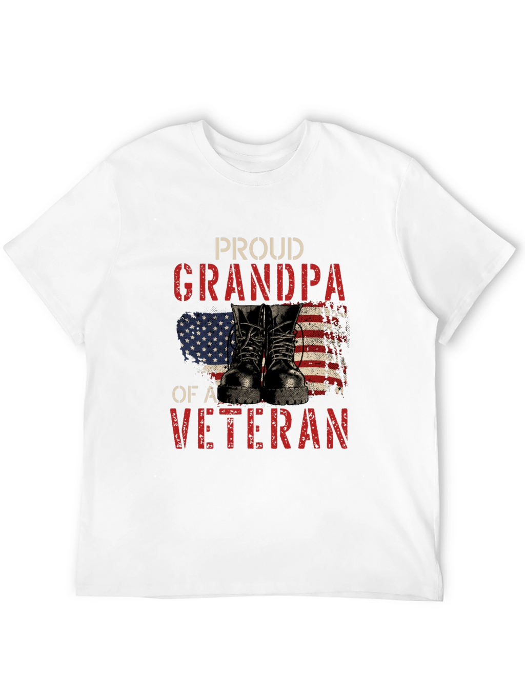 Proud Grandpa of a Veteran T-Shirt