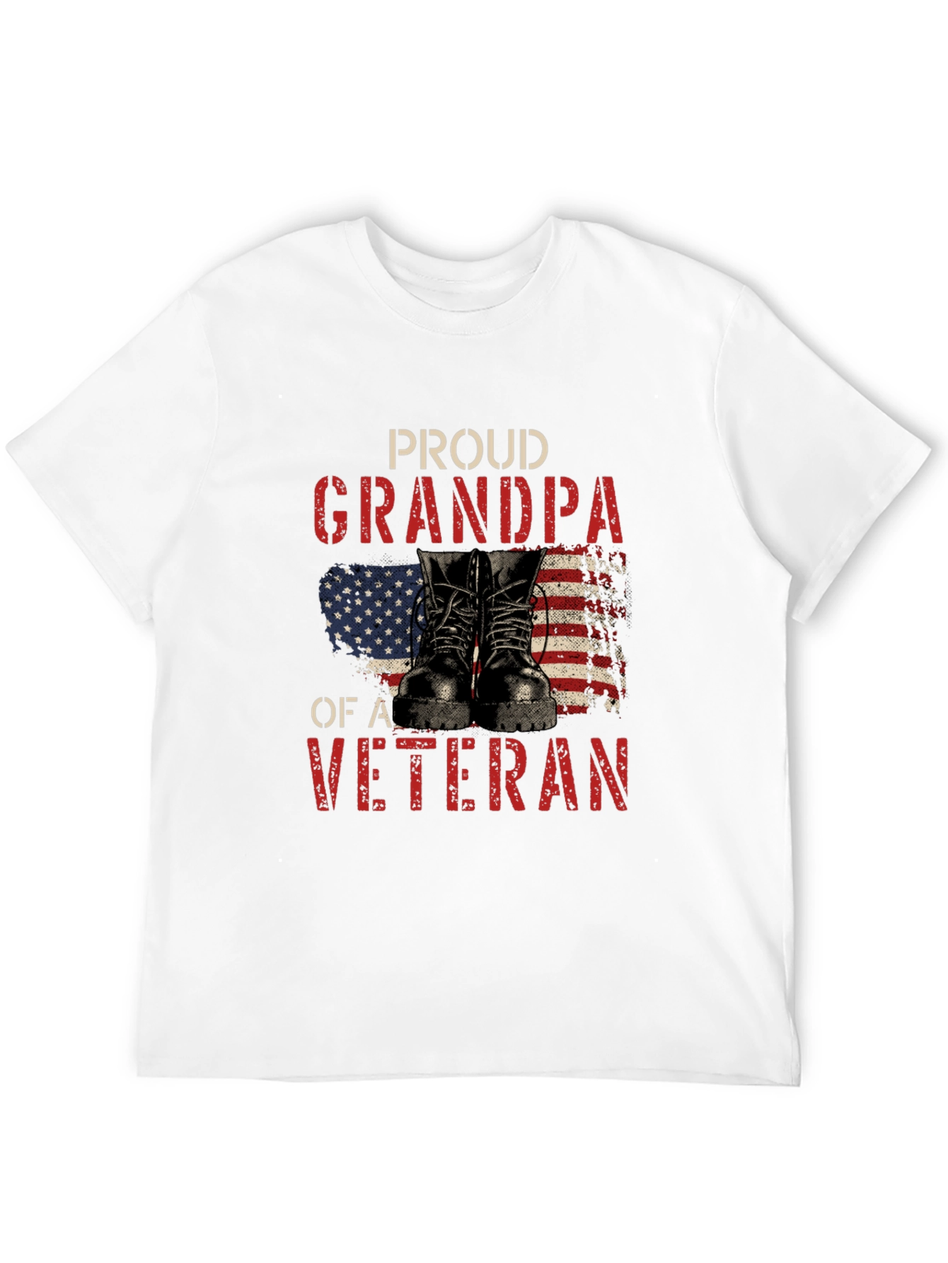 Proud Grandpa of a Veteran T-Shirt