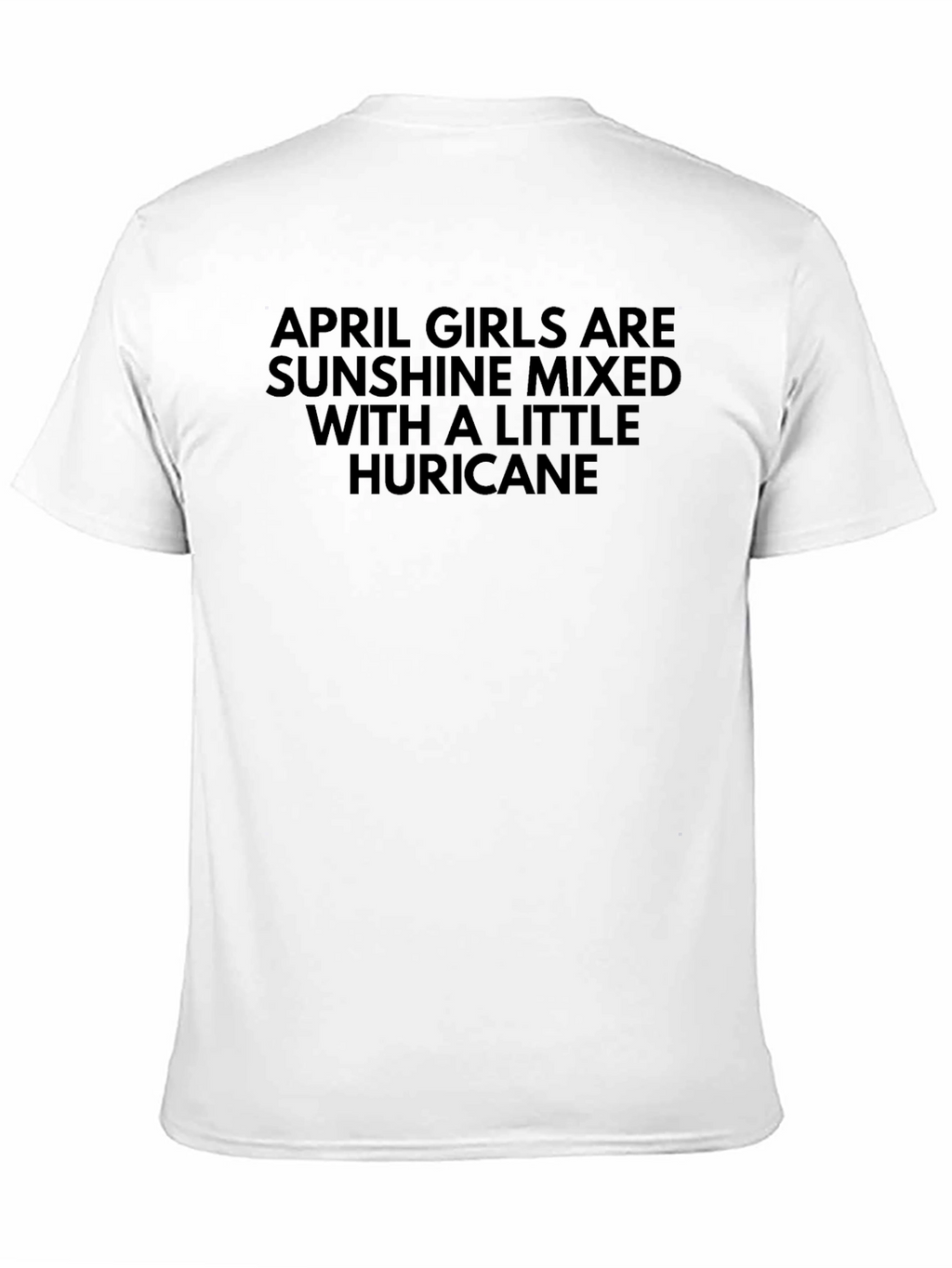 April Girls Sunshine & Hurricane Black Graphic Tee
