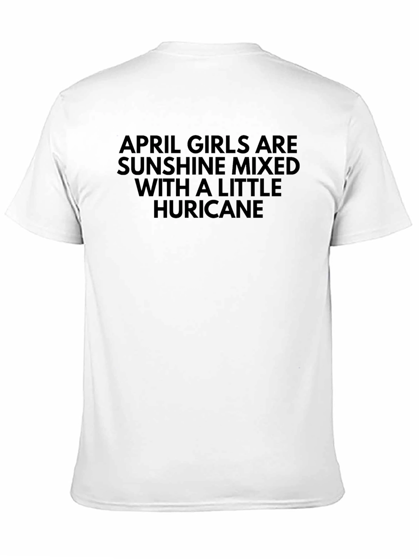 April Girls Sunshine & Hurricane Black Graphic Tee