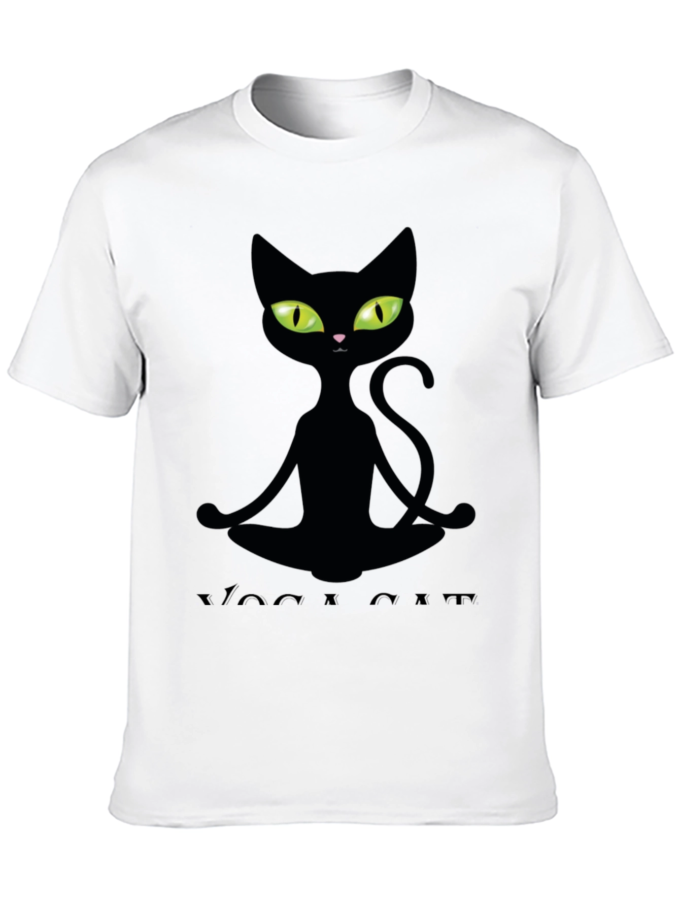 Yoga Cat T-Shirt - Meditating Feline Tee