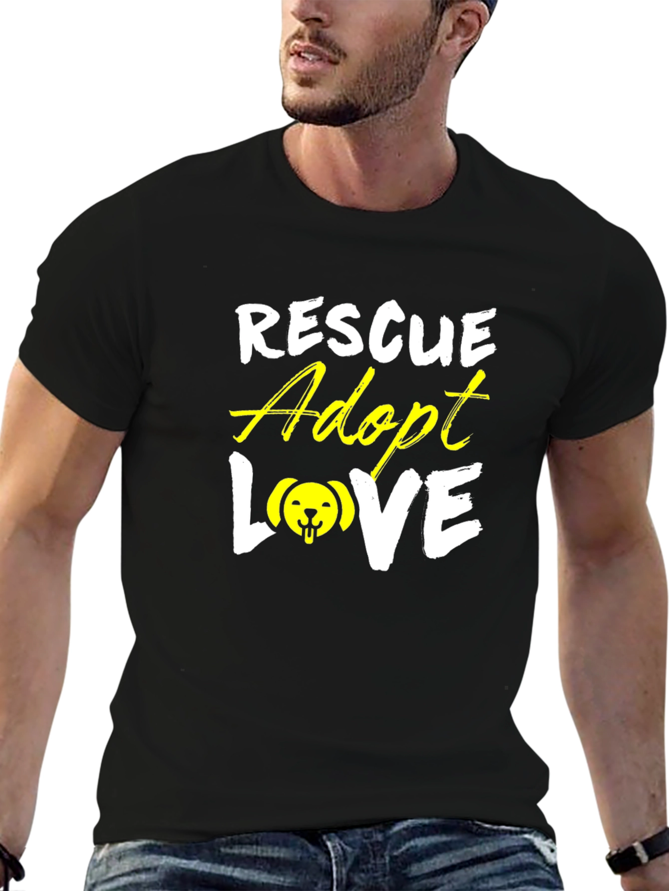 Rescue Adopt Love T-Shirt