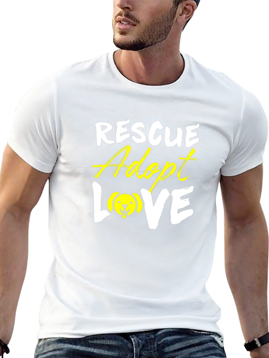 Rescue Adopt Love T-Shirt