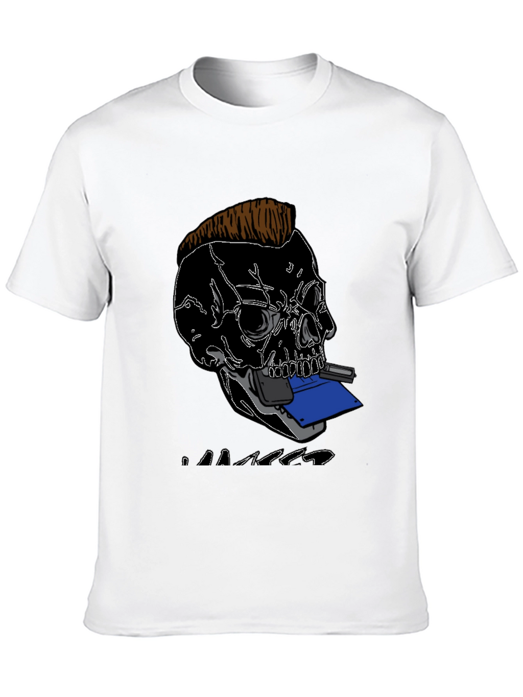 Skull Gamer T-Shirt - Black