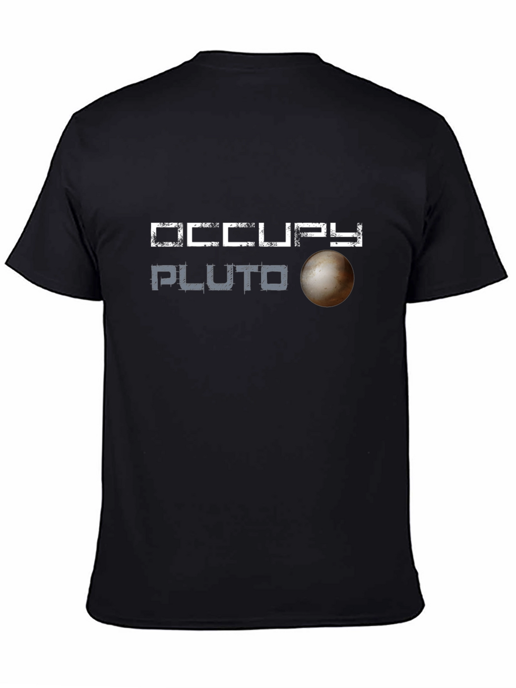Occupy Pluto Graphic Tee - Space Exploration T-Shirt