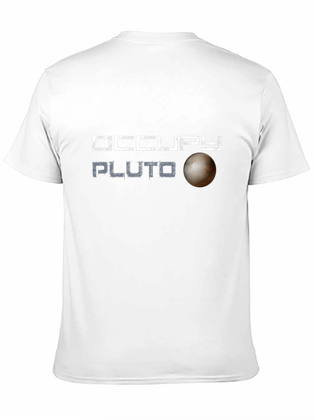 Occupy Pluto Graphic Tee - Space Exploration T-Shirt