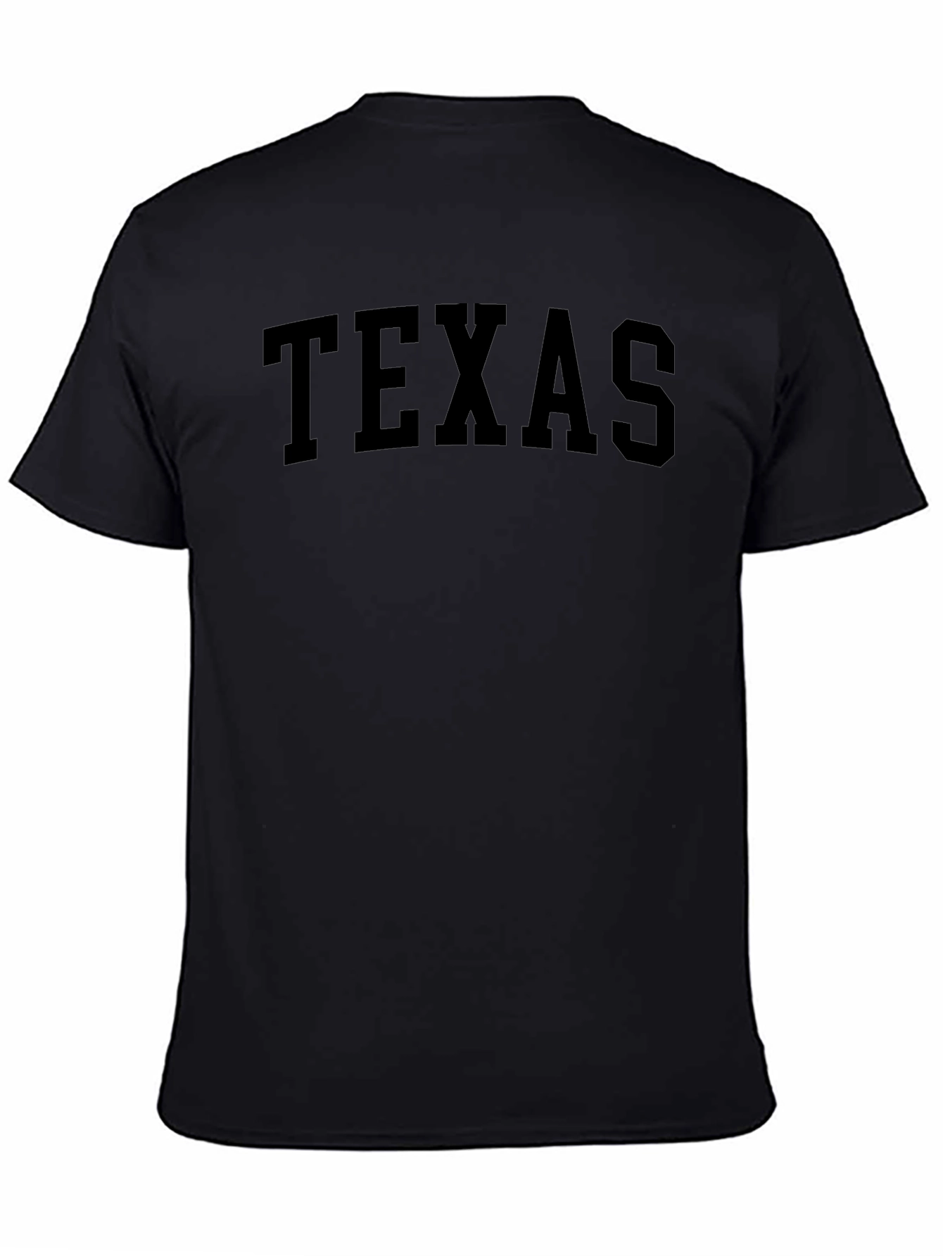Texas Graphic Black T-Shirt - Casual Wear