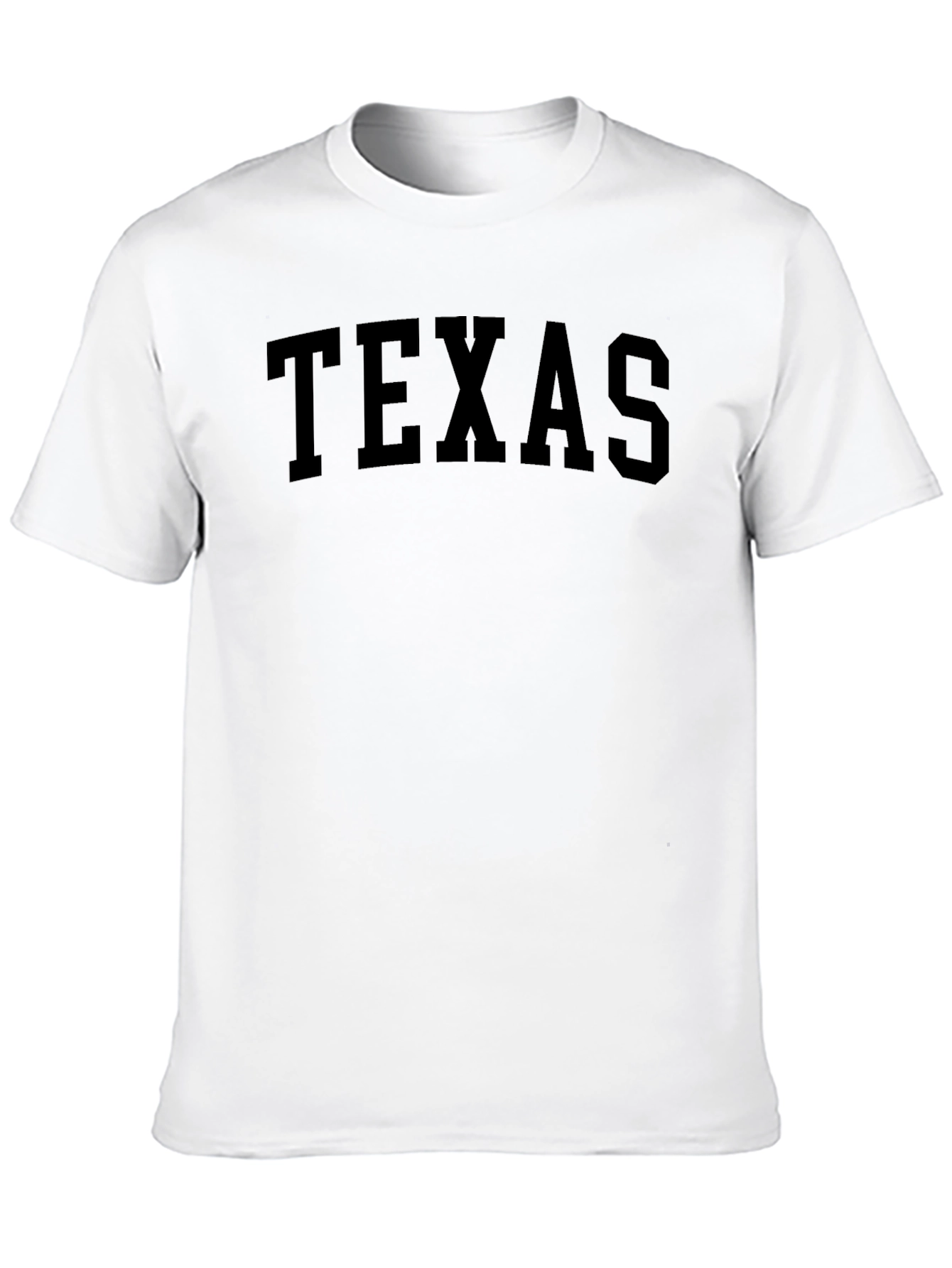 Texas Graphic Black T-Shirt - Casual Wear