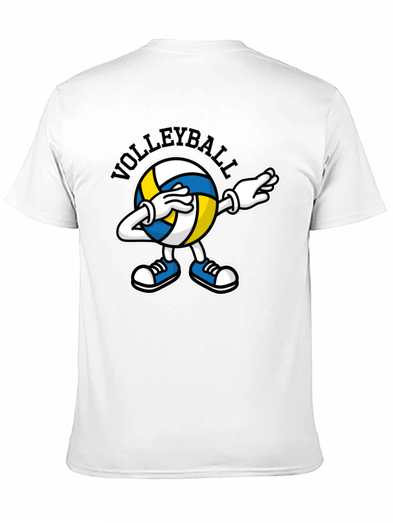 Volleyball Dabbing Cartoon Graphic T-Shirt