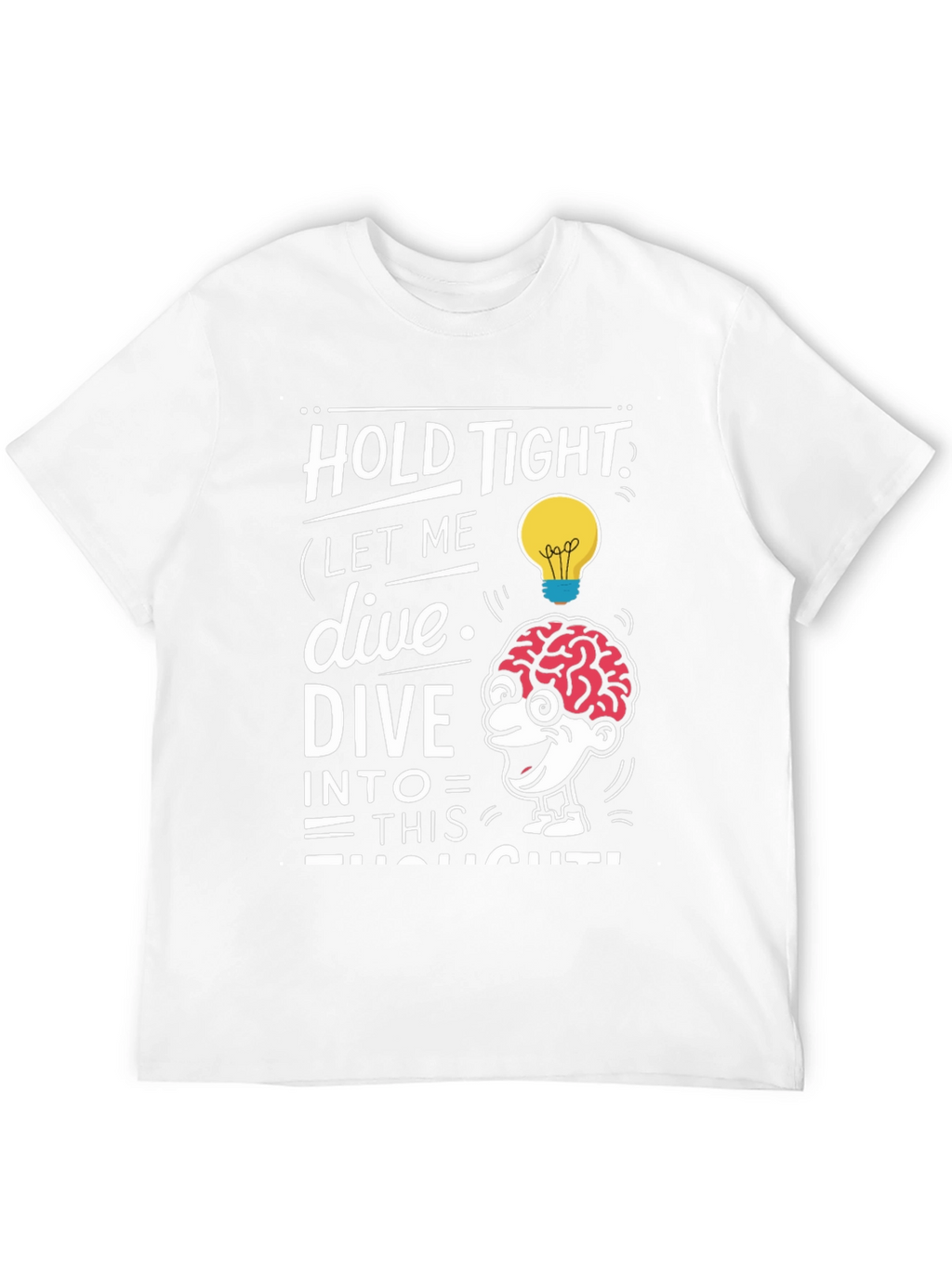 Brainy Thought Black T-Shirt