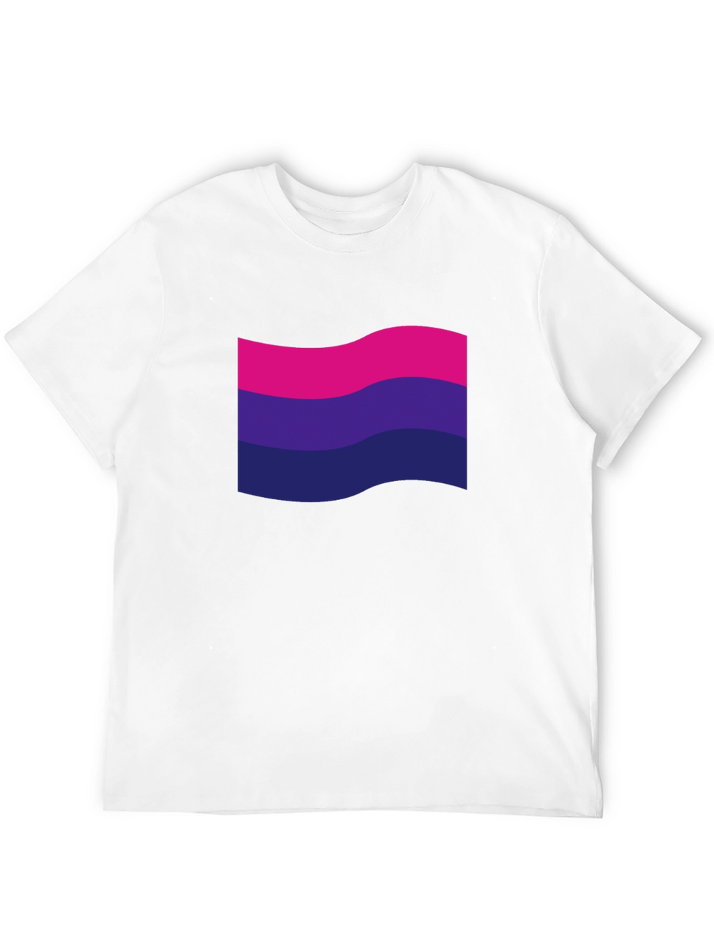 Bisexual Pride Flag T-Shirt - Black LGBTQ+ Tee