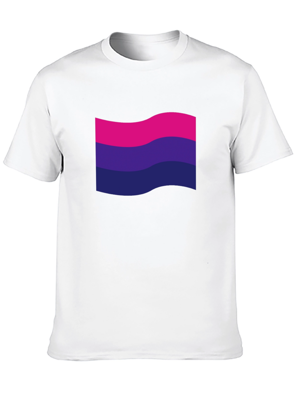 Bisexual Pride Flag T-Shirt - Black LGBTQ+ Tee