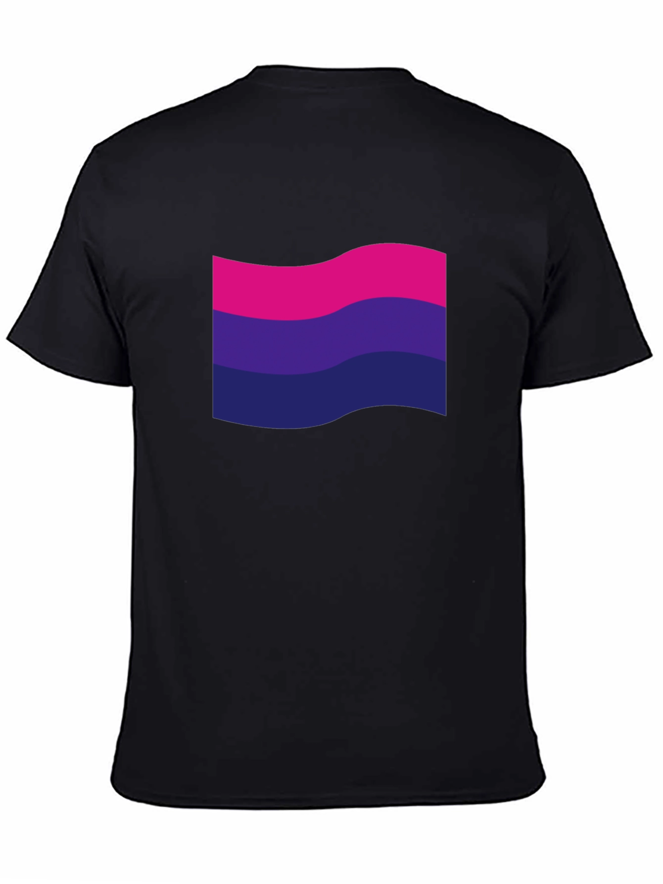 Bisexual Pride Flag T-Shirt - Black LGBTQ+ Tee