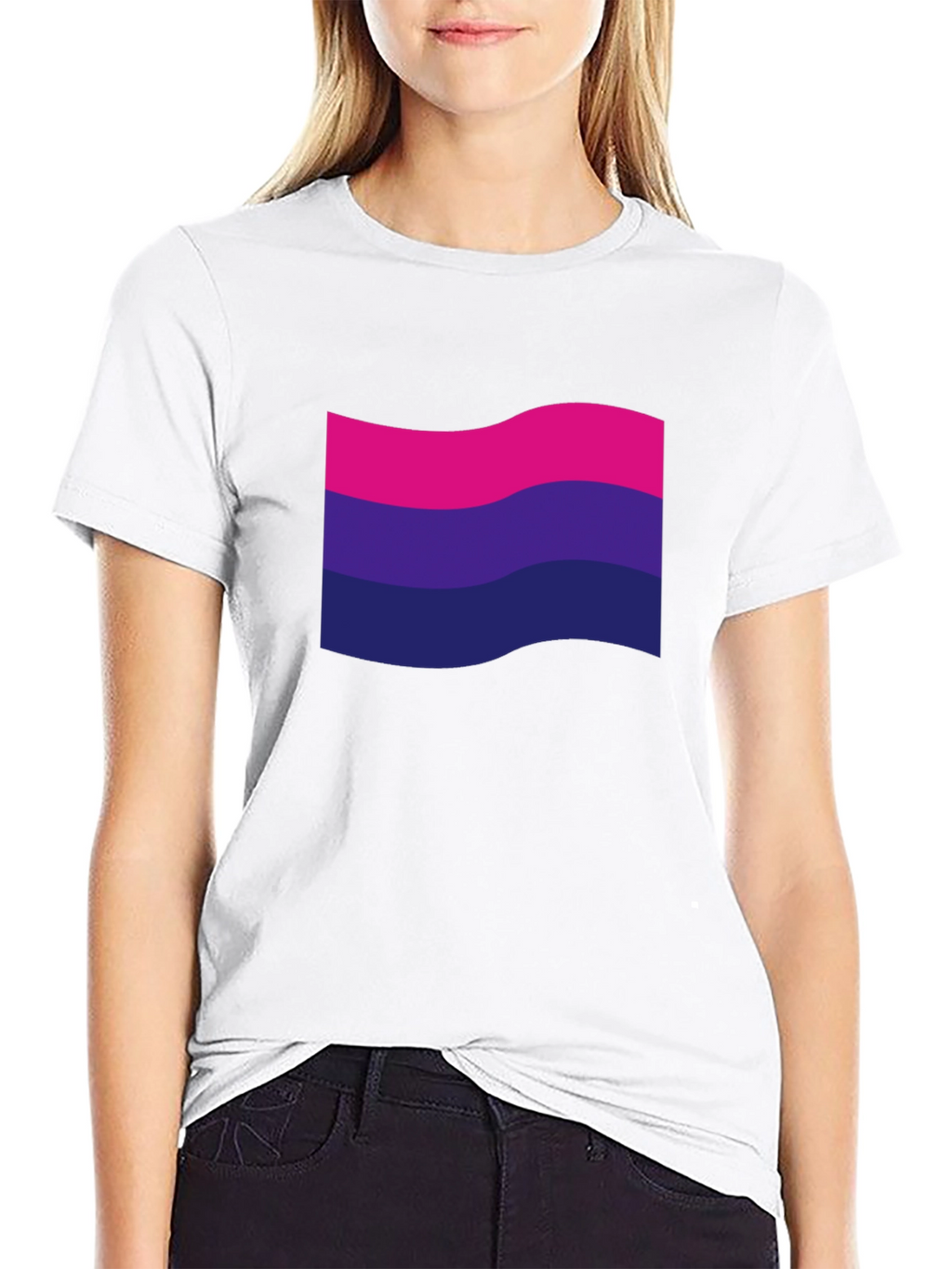 Bisexual Pride Flag T-Shirt - Black LGBTQ+ Tee