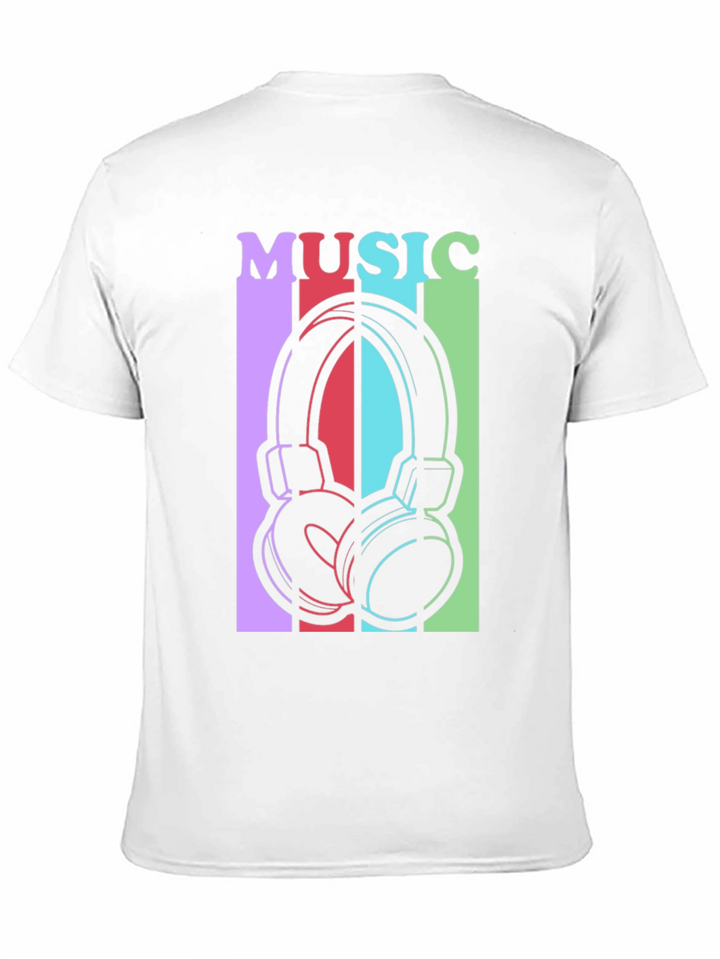 Music Headphones Graphic Tee - Stylish Unisex T-Shirt