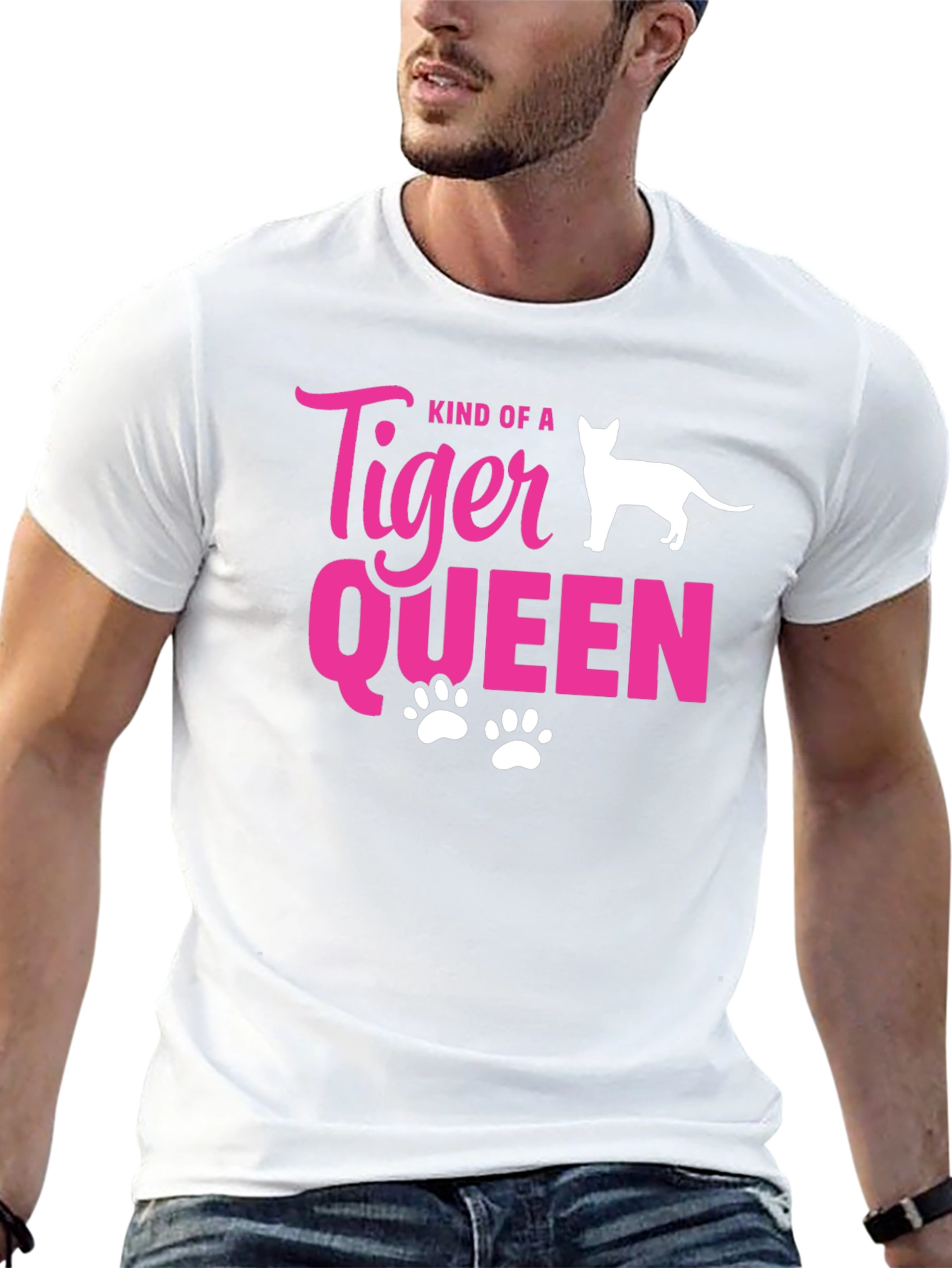 Tiger Queen Cat Lover T-Shirt