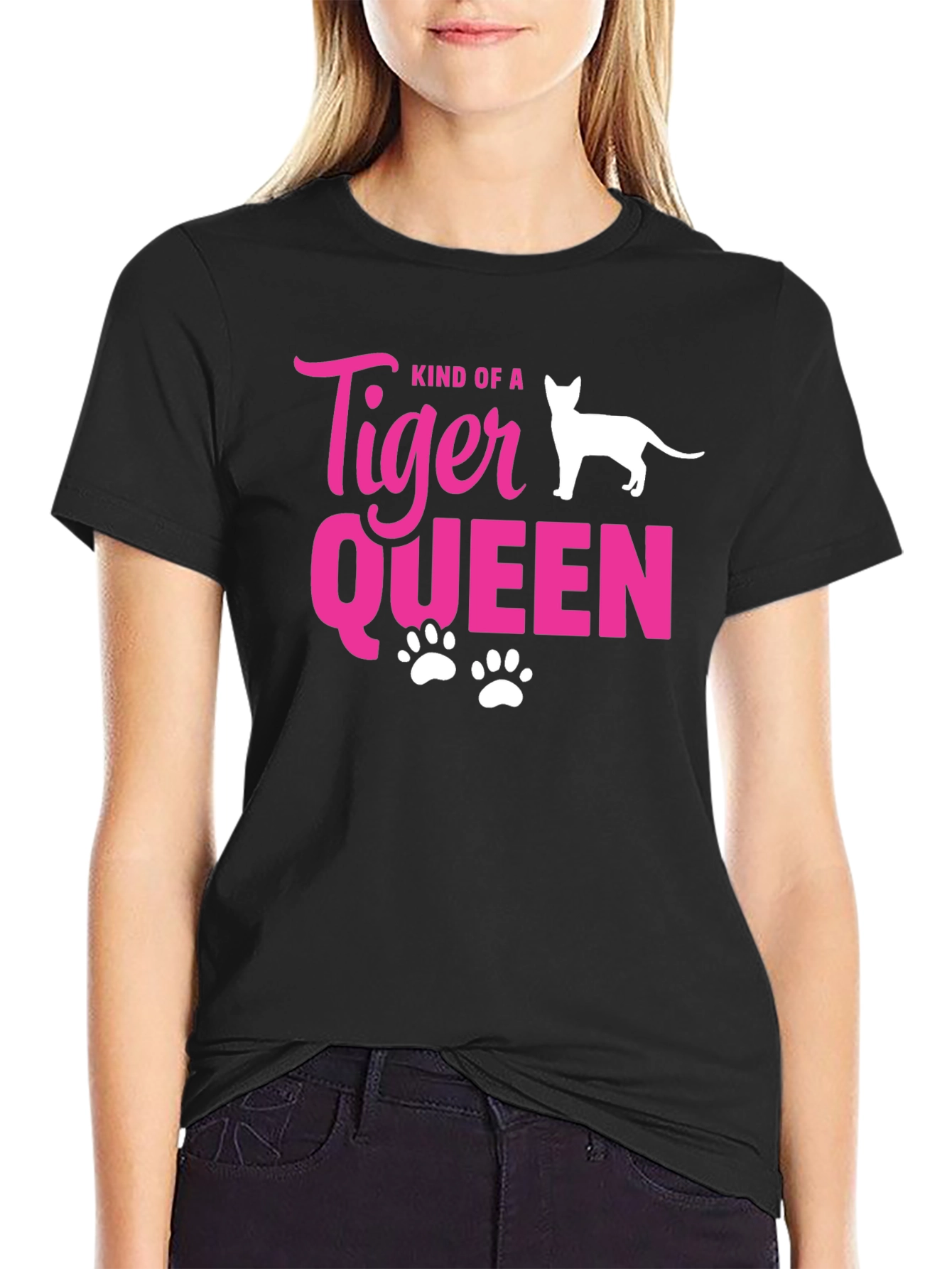 Tiger Queen Cat Lover T-Shirt