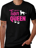 Tiger Queen Cat Lover T-Shirt