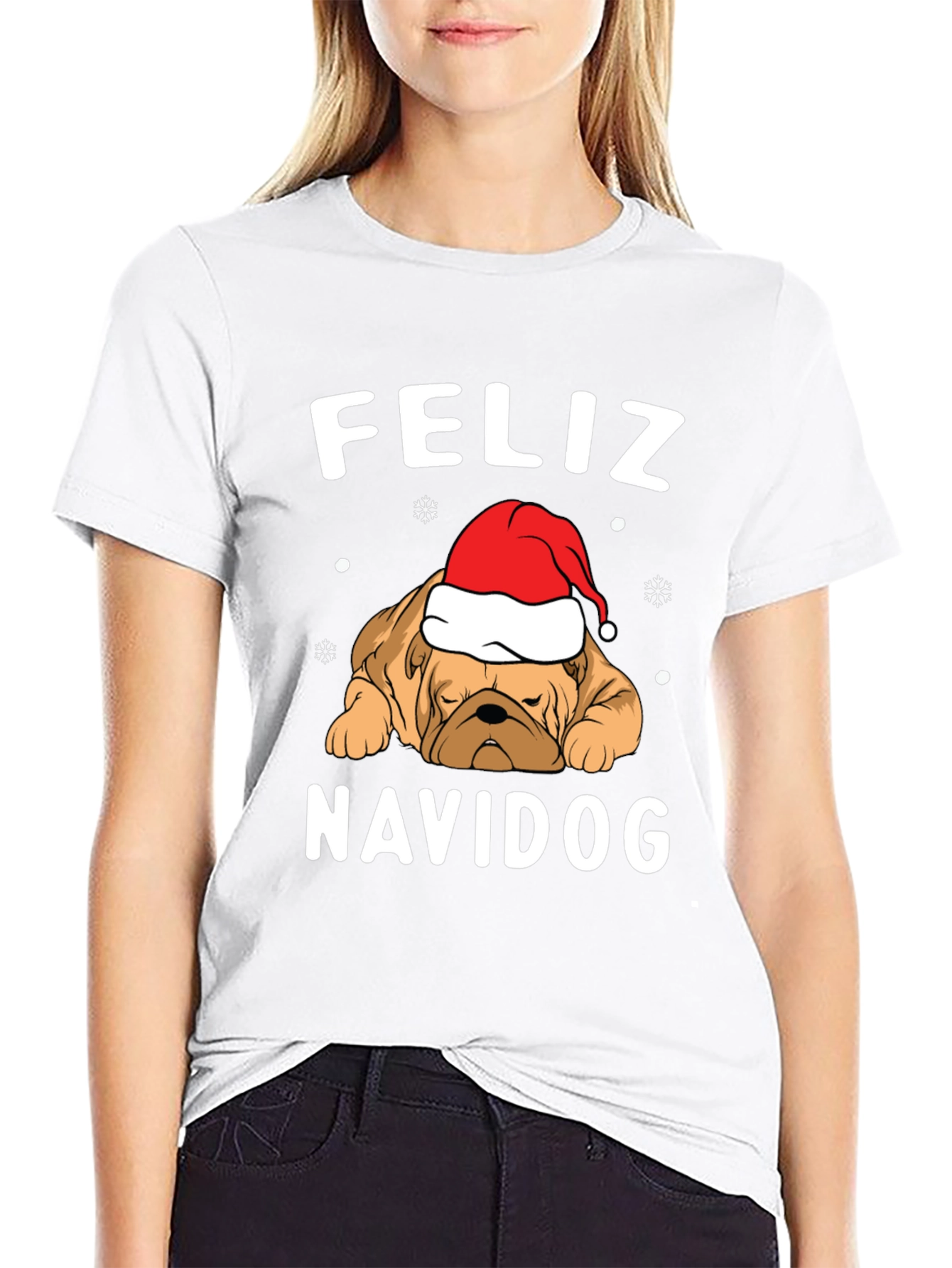 Feliz Navidog T-Shirt - Christmas Dog Tee