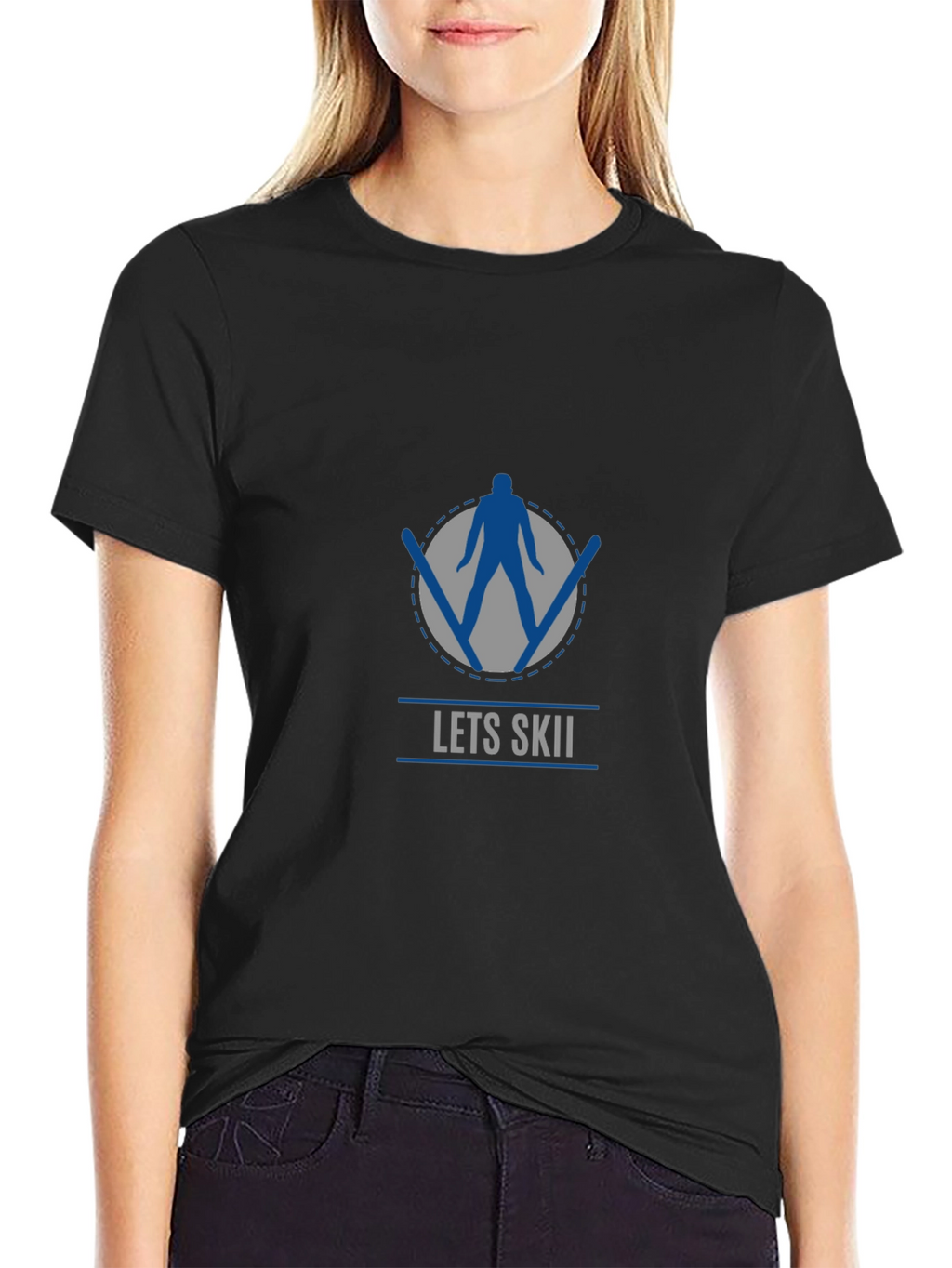 Lets Skii Graphic T-Shirt