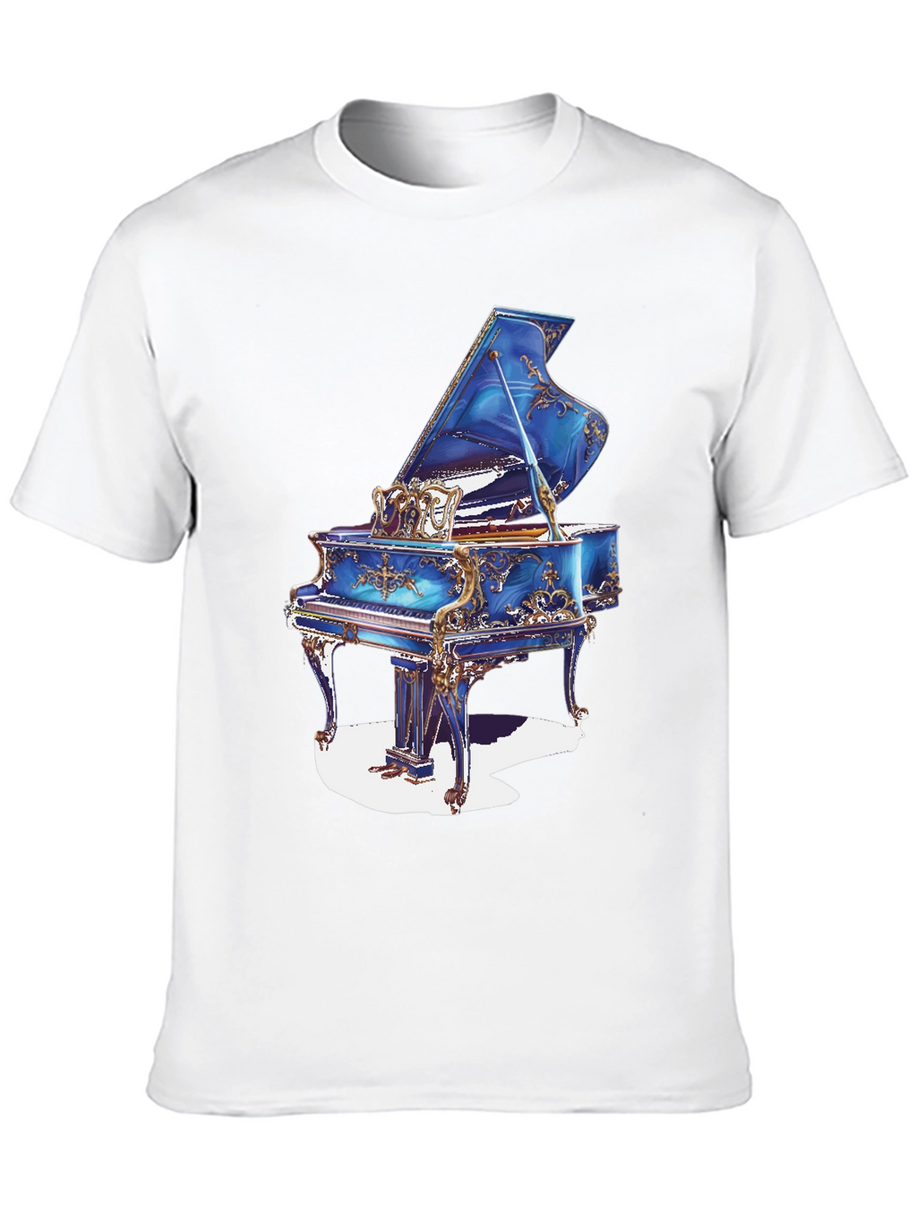 Grand Piano Graphic Tee - Musician Style