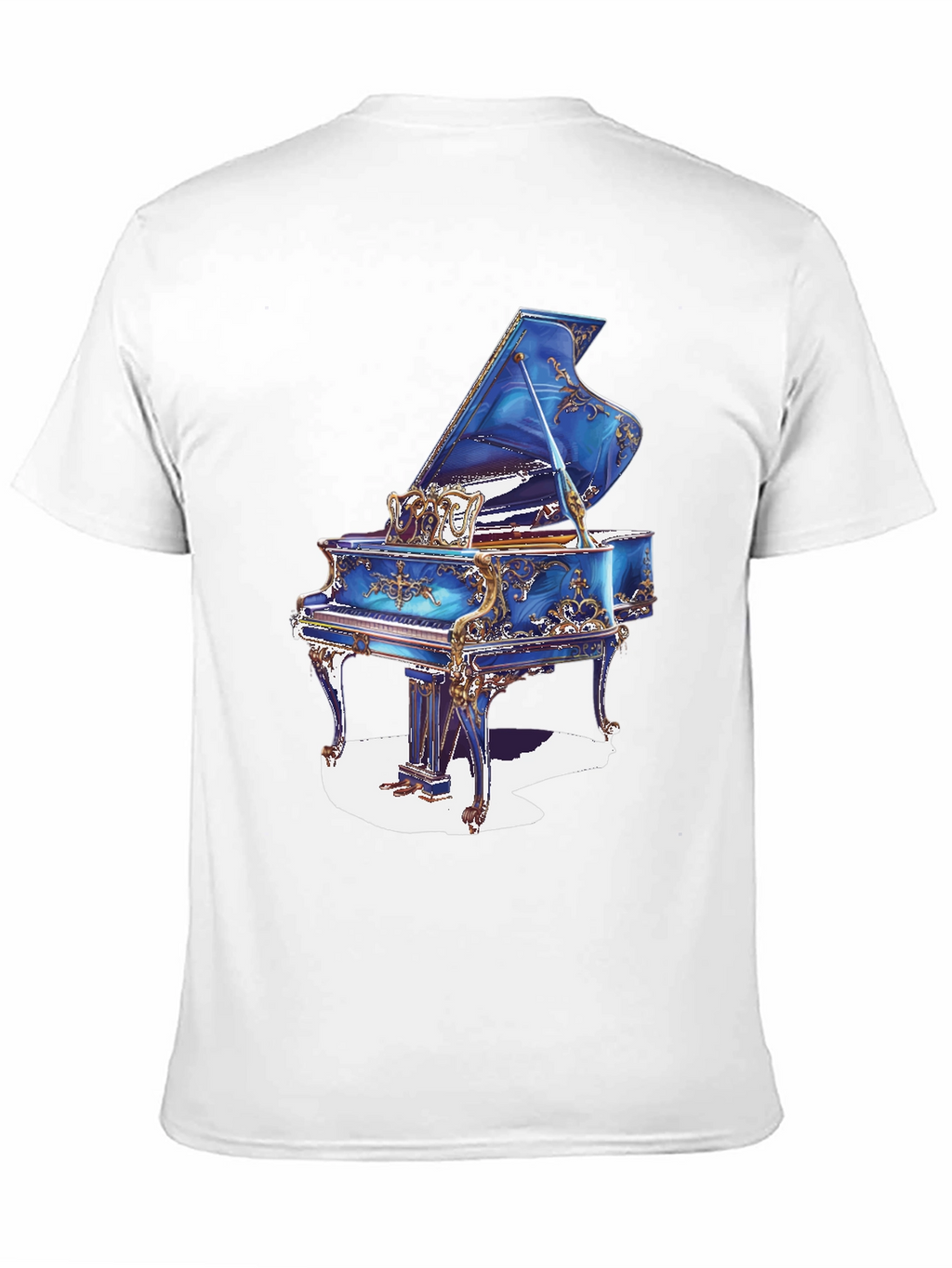 Grand Piano Graphic Tee - Musician Style