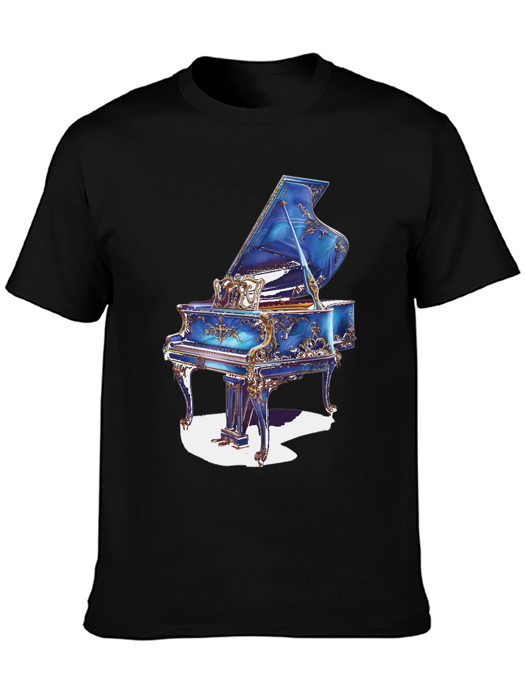 Grand Piano Graphic Tee - Musician Style