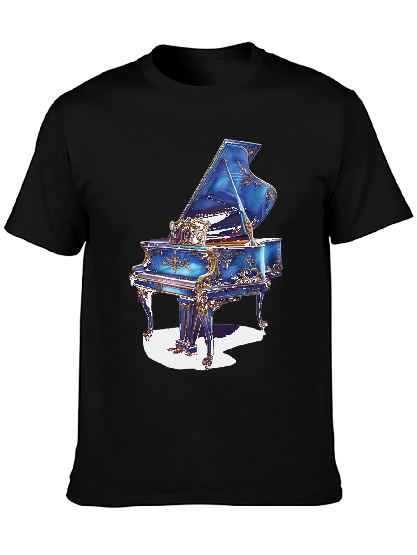Grand Piano Graphic Tee - Musician Style