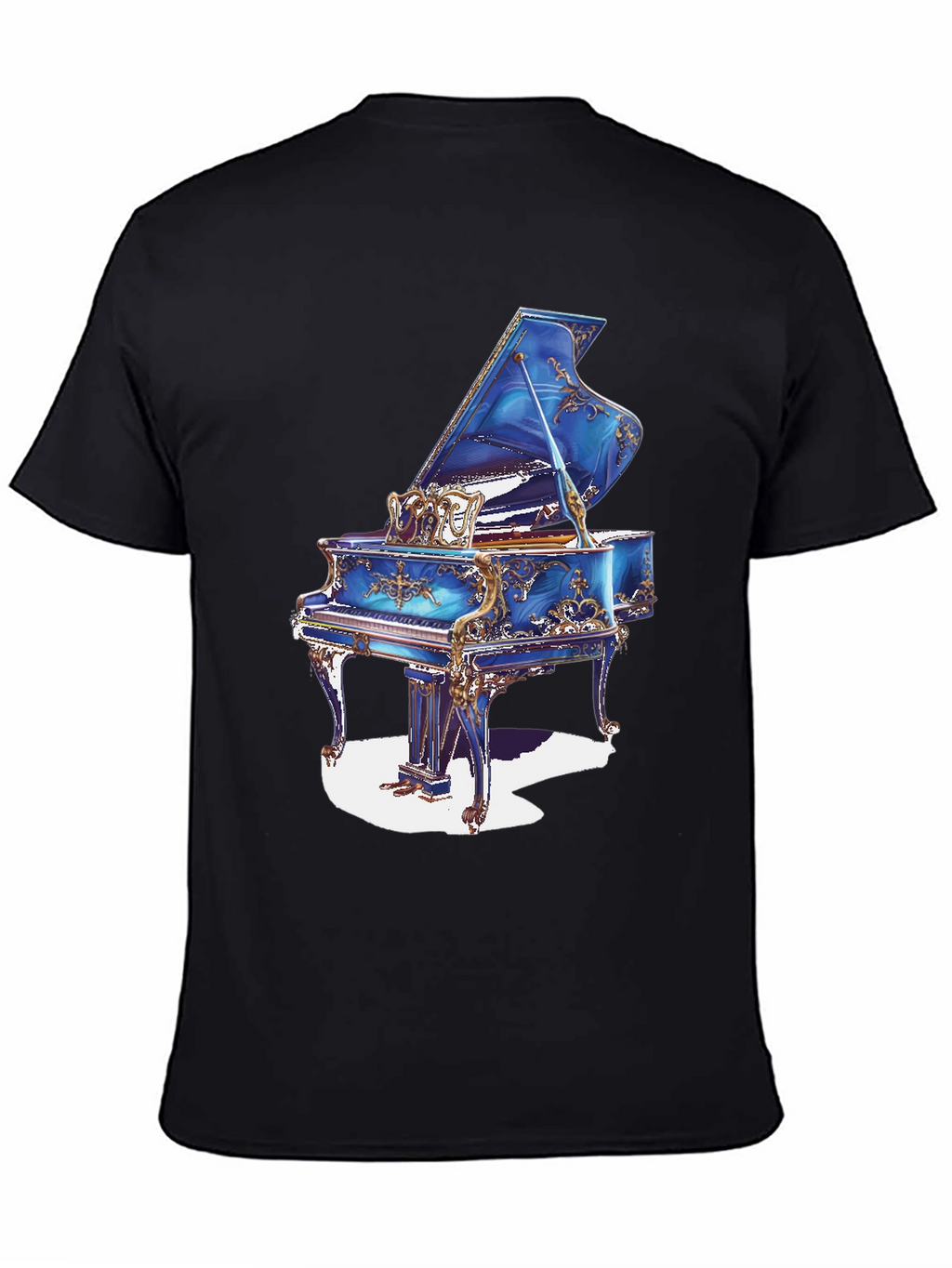 Grand Piano Graphic Tee - Musician Style