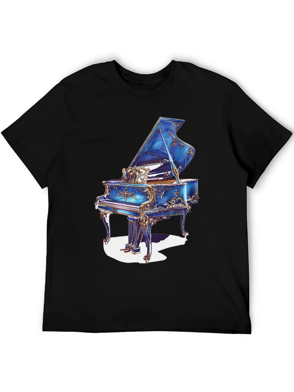 Grand Piano Graphic Tee - Musician Style