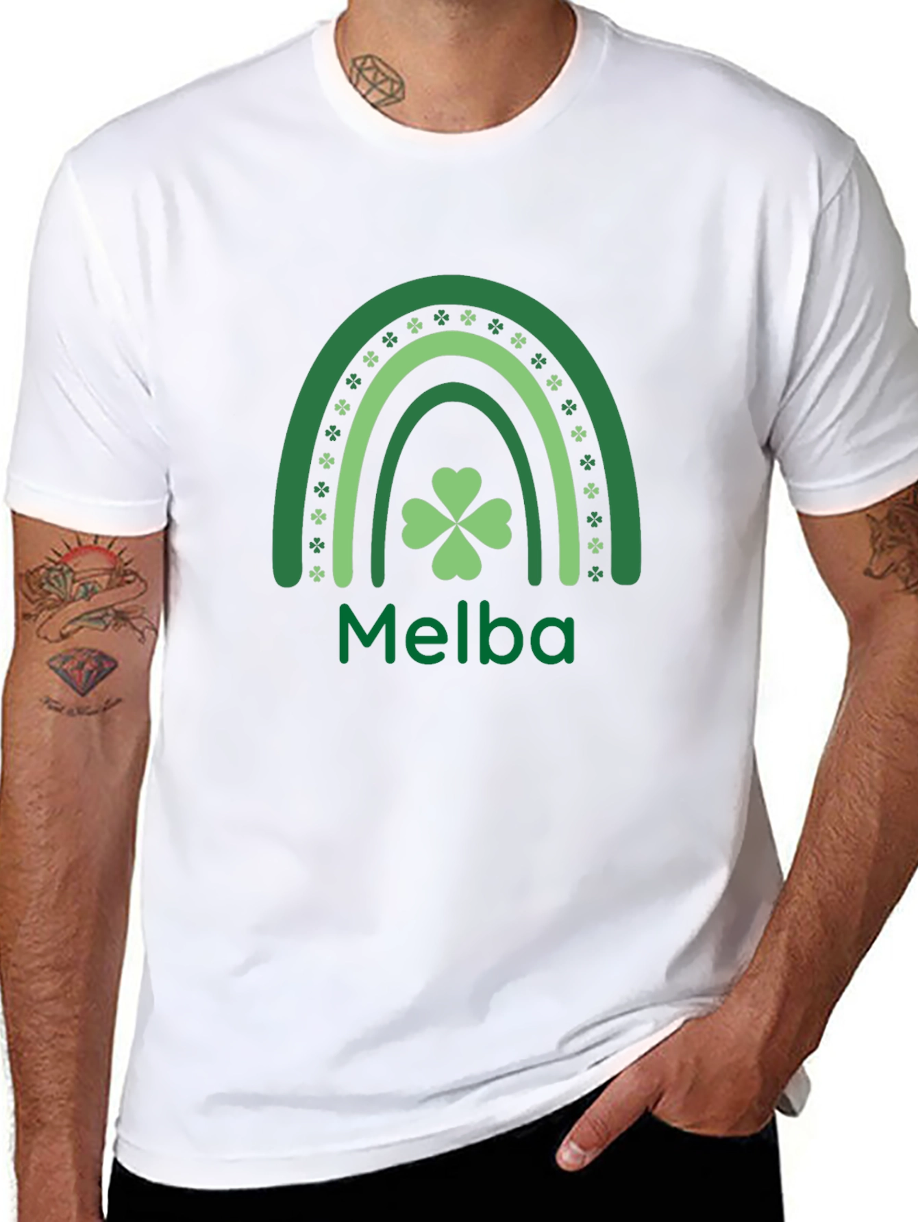 Melba Shamrock Rainbow T-Shirt - St. Patricks Day
