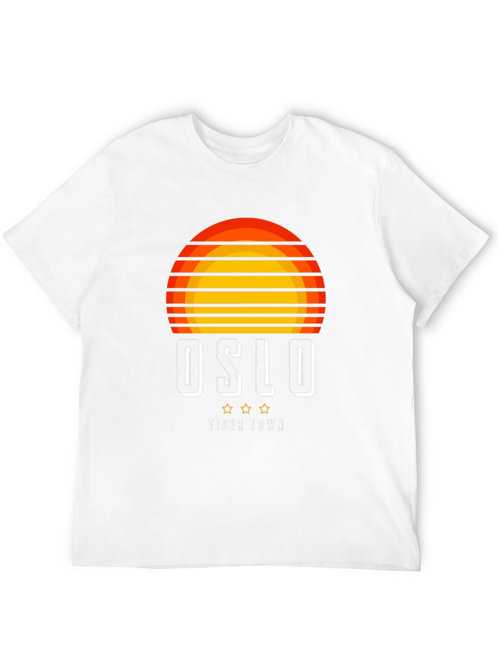 Oslo Tiger Town Retro Graphic T-Shirt