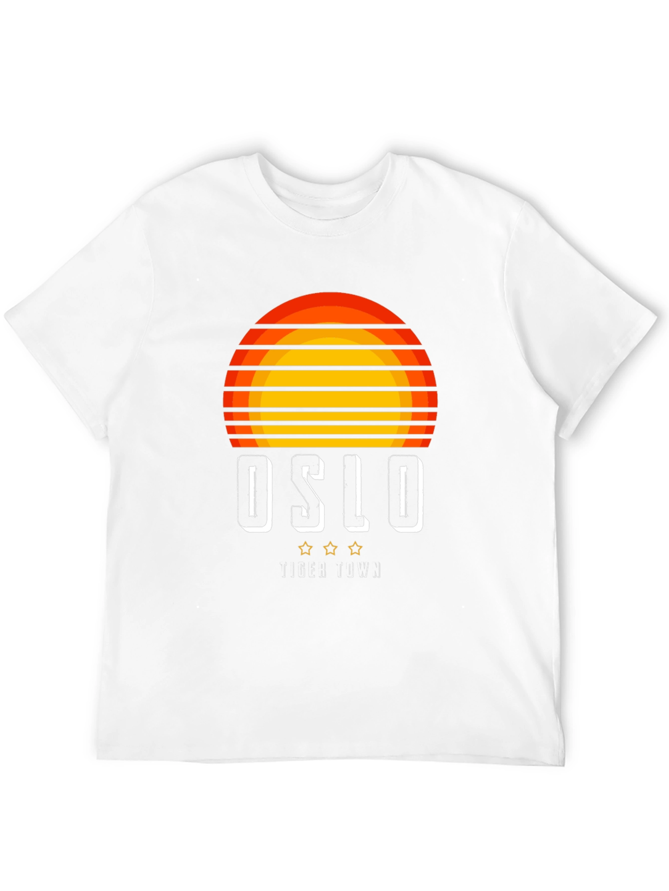 Oslo Tiger Town Retro Graphic T-Shirt