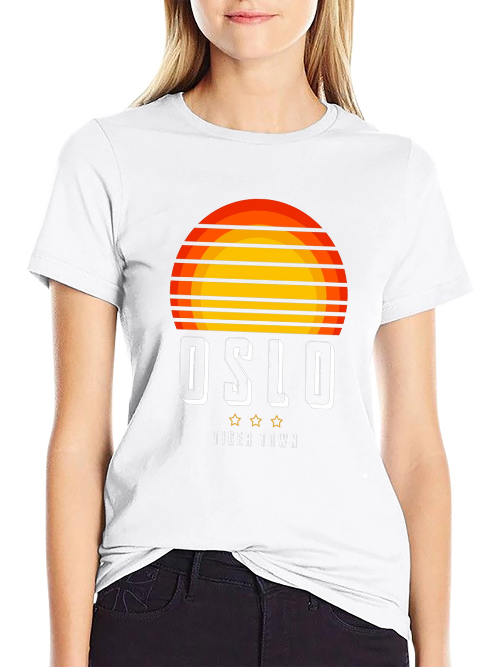 Oslo Tiger Town Retro Graphic T-Shirt