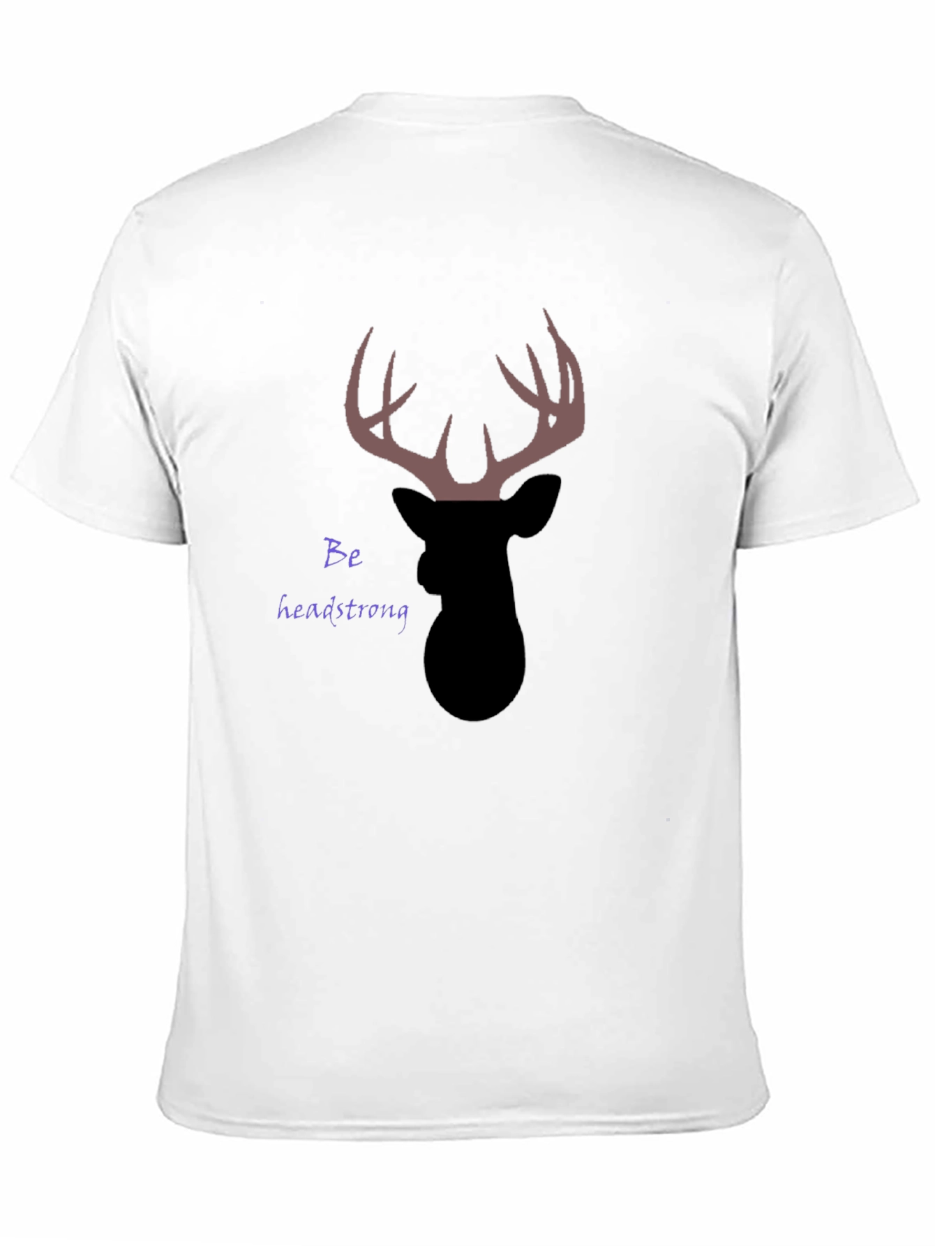 Headstrong Deer Graphic T-Shirt - Black