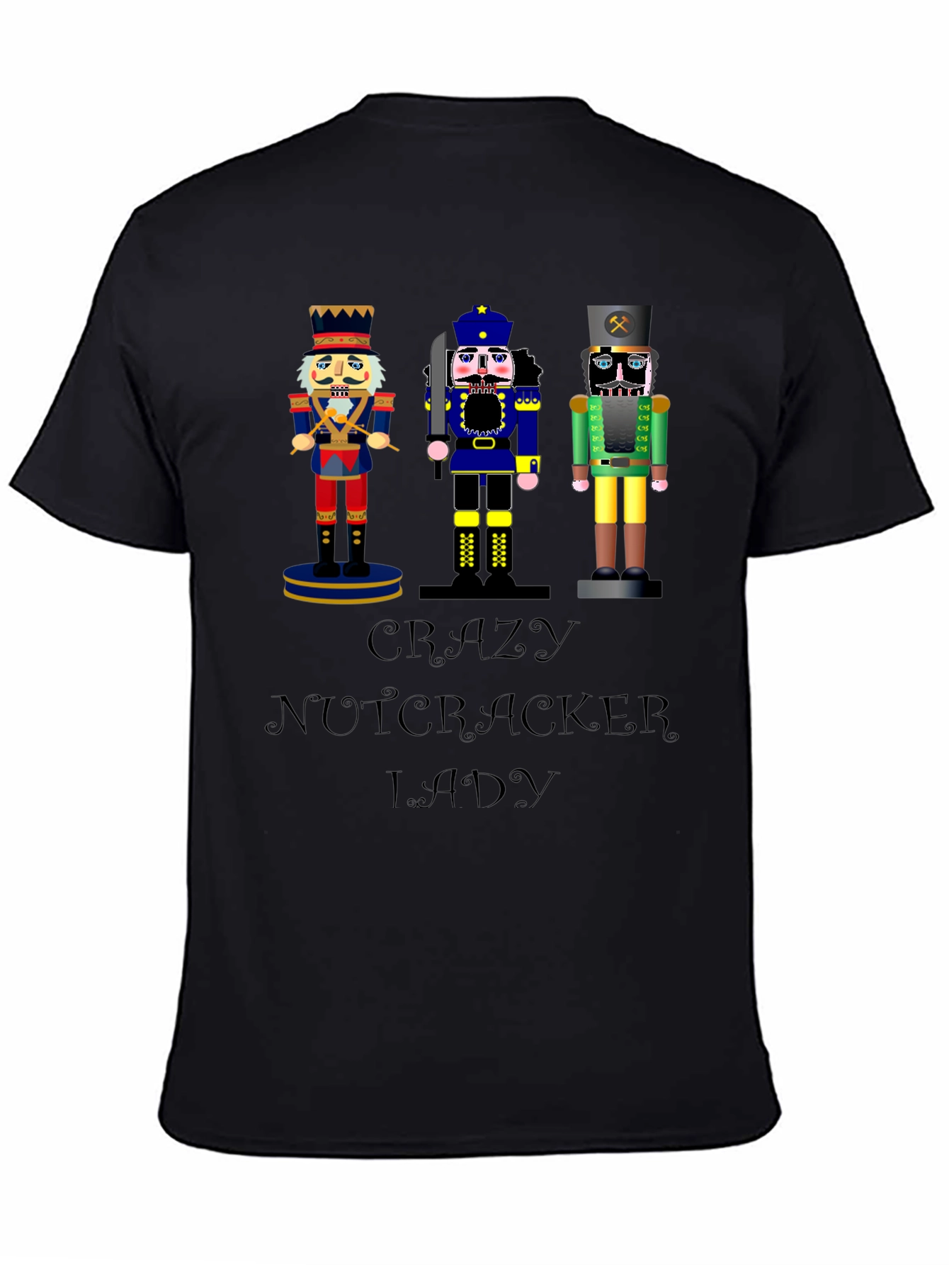 Nutcracker Lady Black T-Shirt